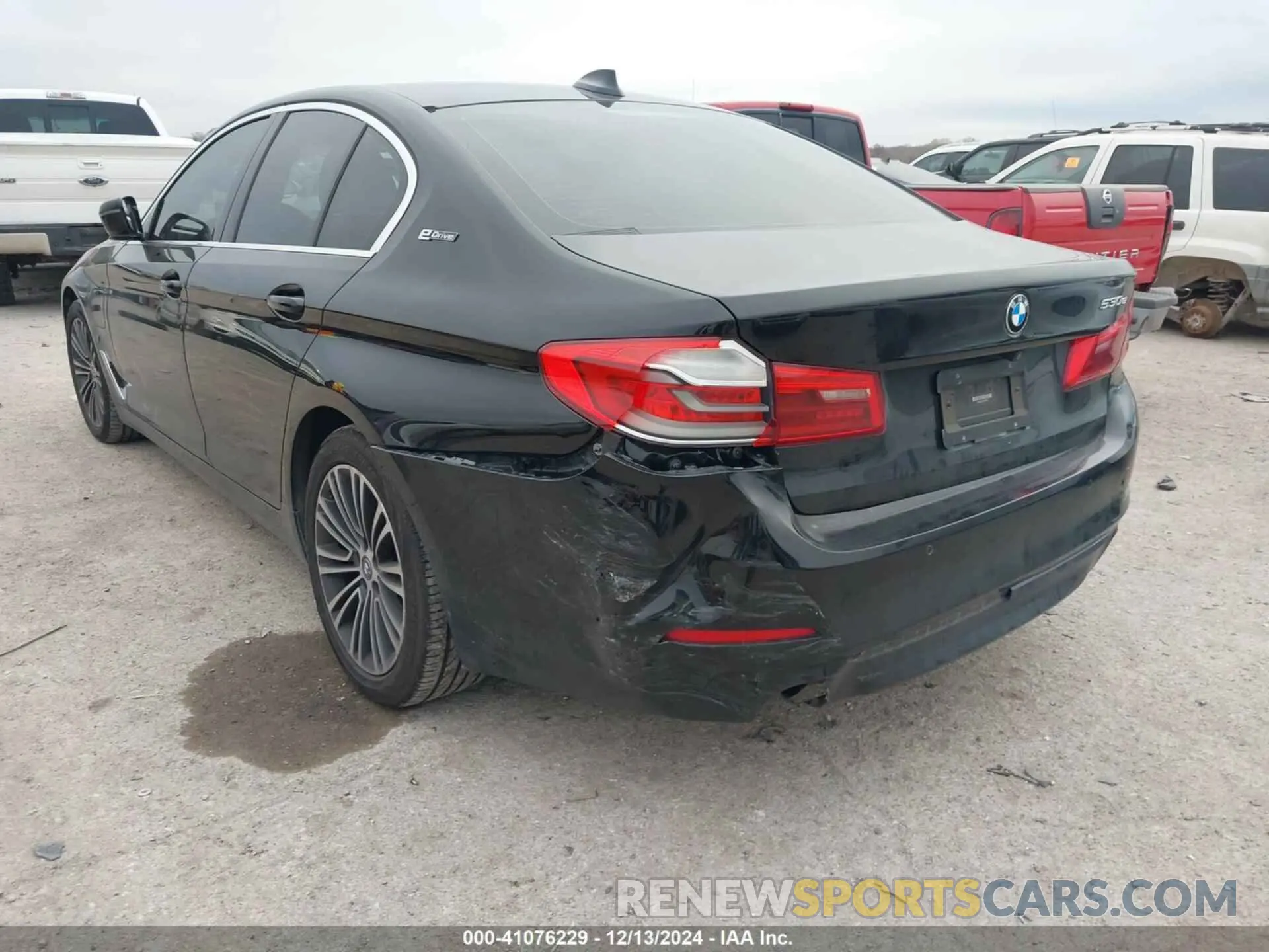 6 fotografías del automóvil dañado WBAJA9C52KB388561 BMW 530E 2019