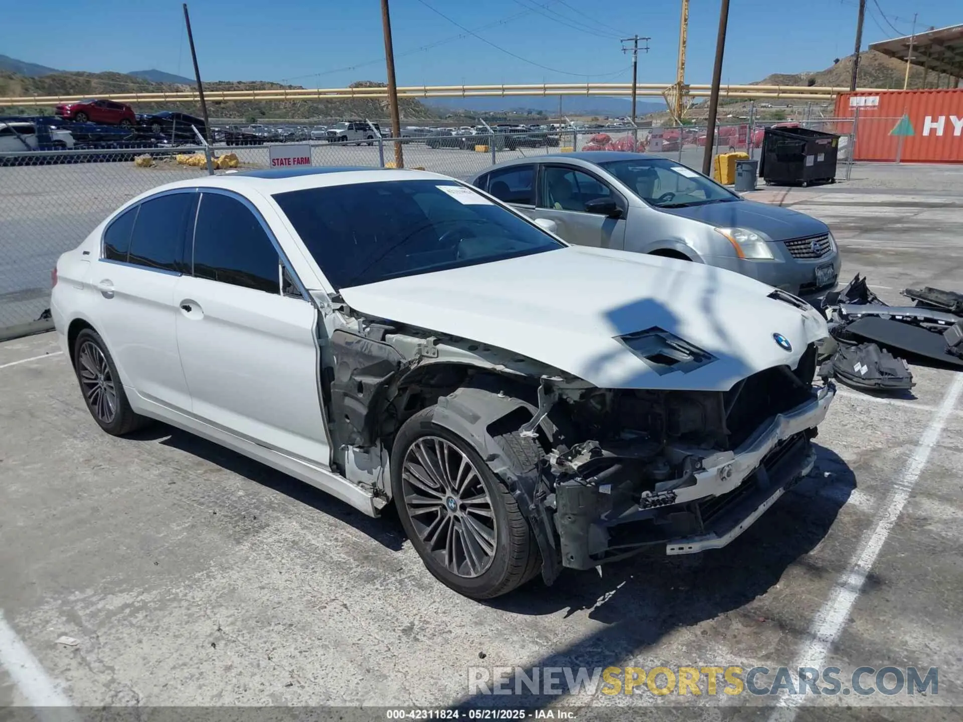 1 fotografías del automóvil dañado WBAJA9C53KB391999 BMW 530E 2019
