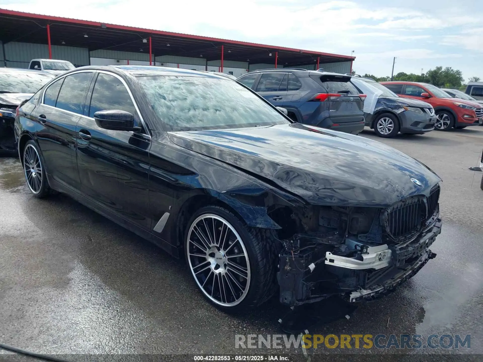 1 fotografías del automóvil dañado WBAJA9C54KB253646 BMW 530E 2019