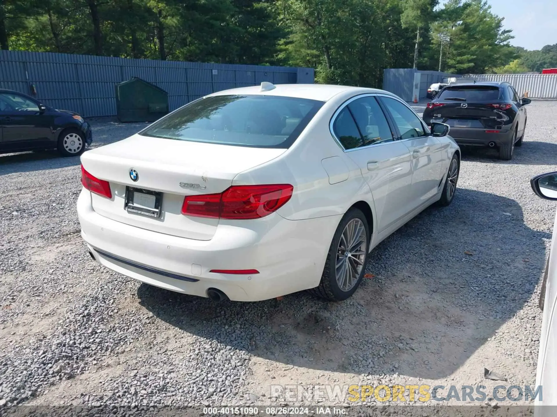 4 fotografías del automóvil dañado WBAJA9C56KB388840 BMW 530E 2019