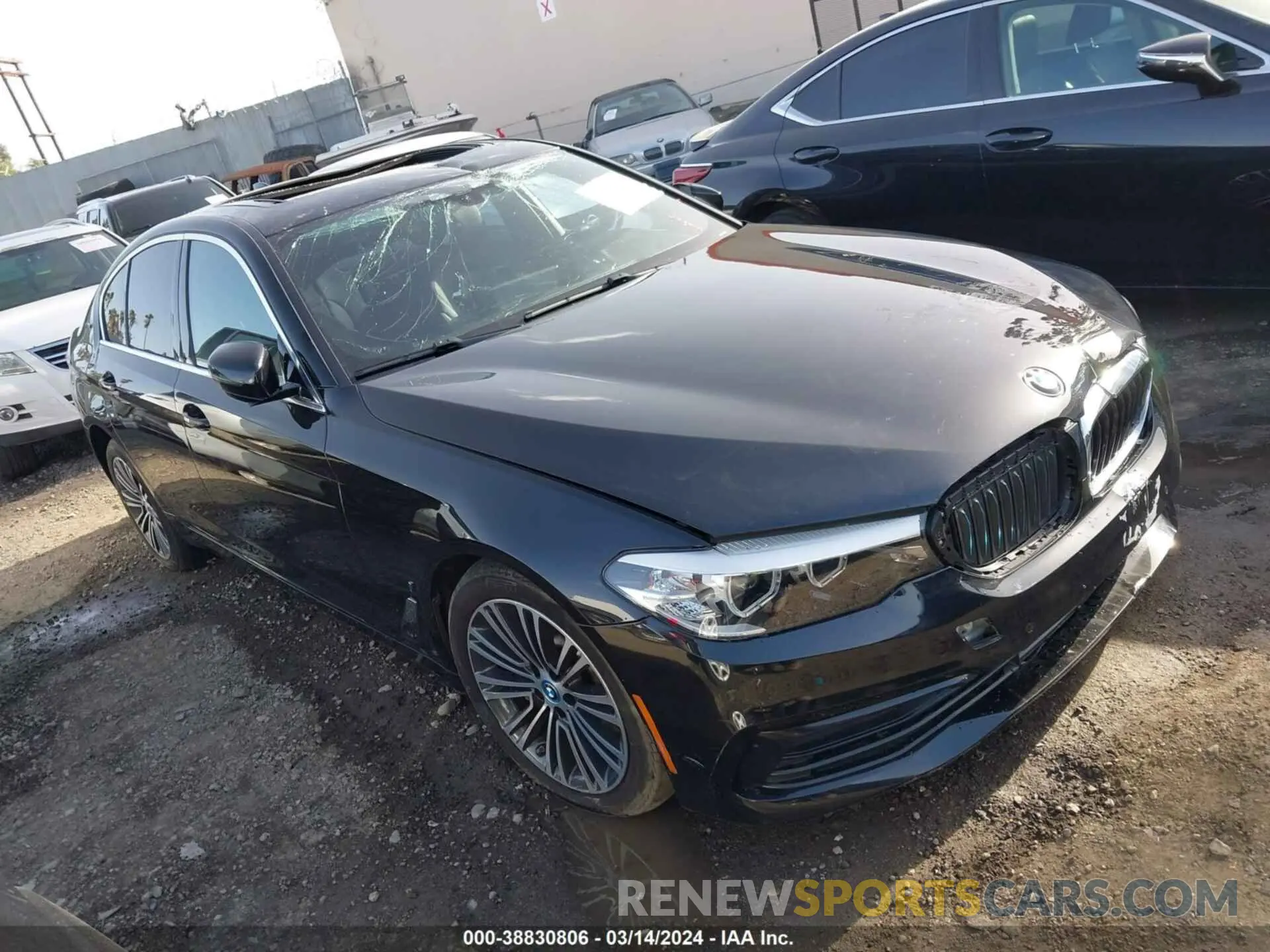 1 fotografías del automóvil dañado WBAJA9C58KB399418 BMW 530E 2019