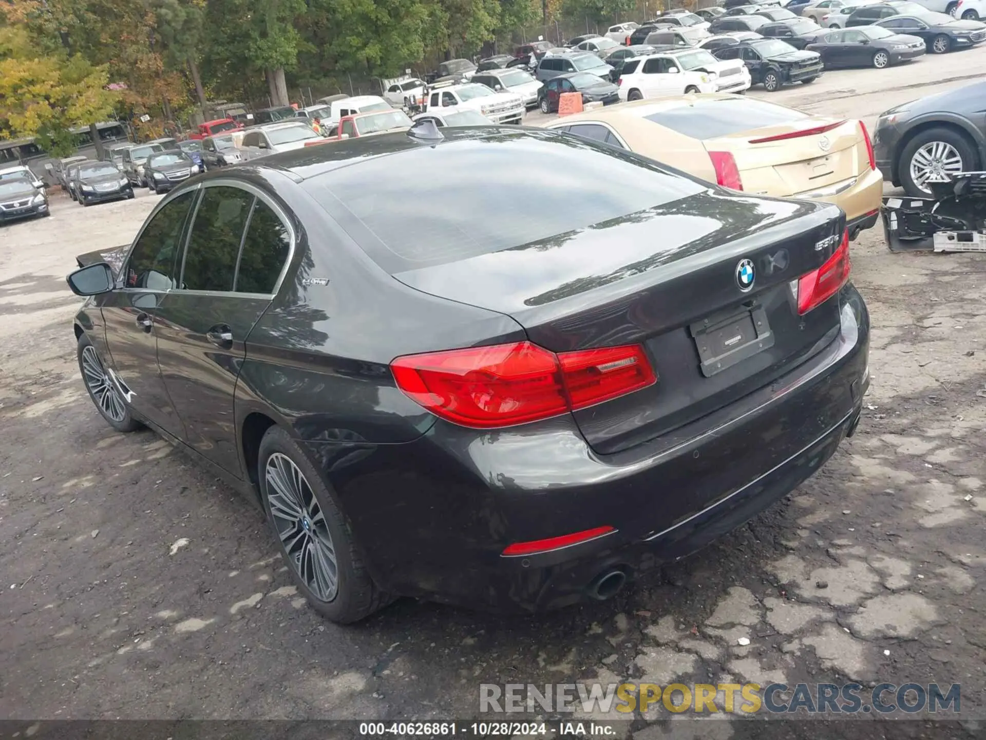 3 fotografías del automóvil dañado WBAJA9C59KB254517 BMW 530E 2019