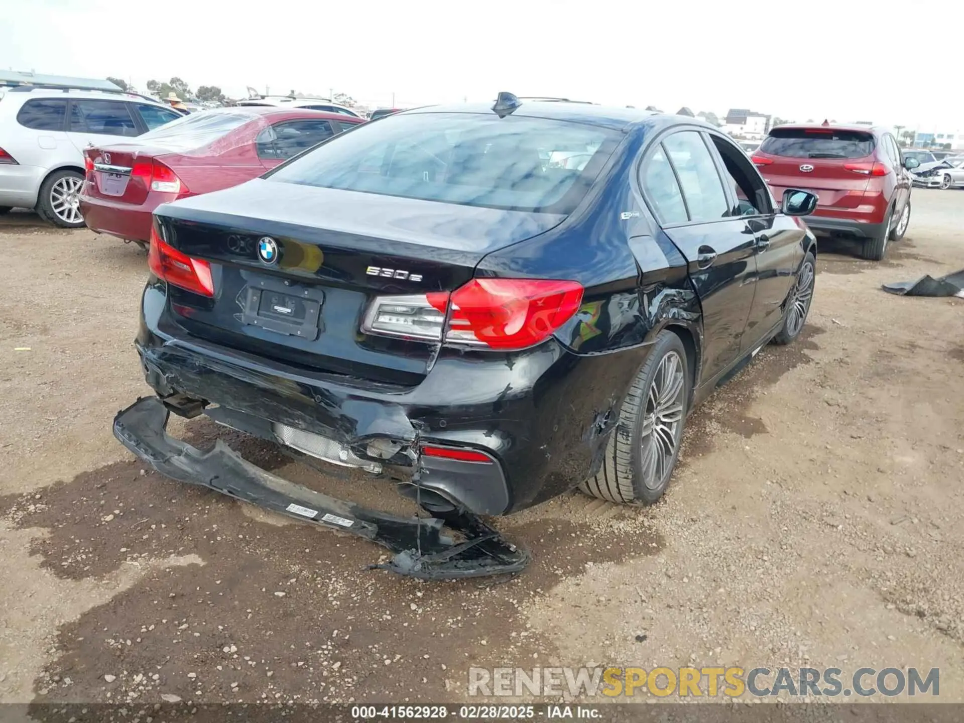 4 fotografías del automóvil dañado WBAJA9C59KB389304 BMW 530E 2019