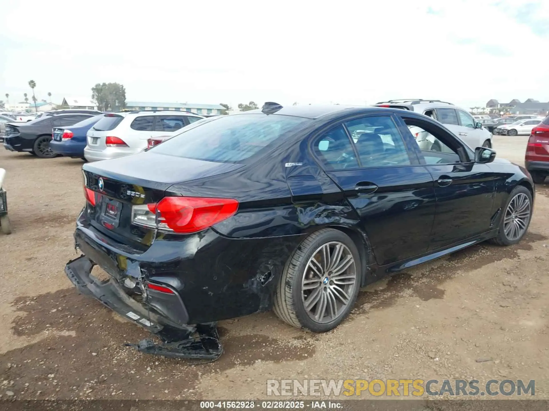 6 fotografías del automóvil dañado WBAJA9C59KB389304 BMW 530E 2019
