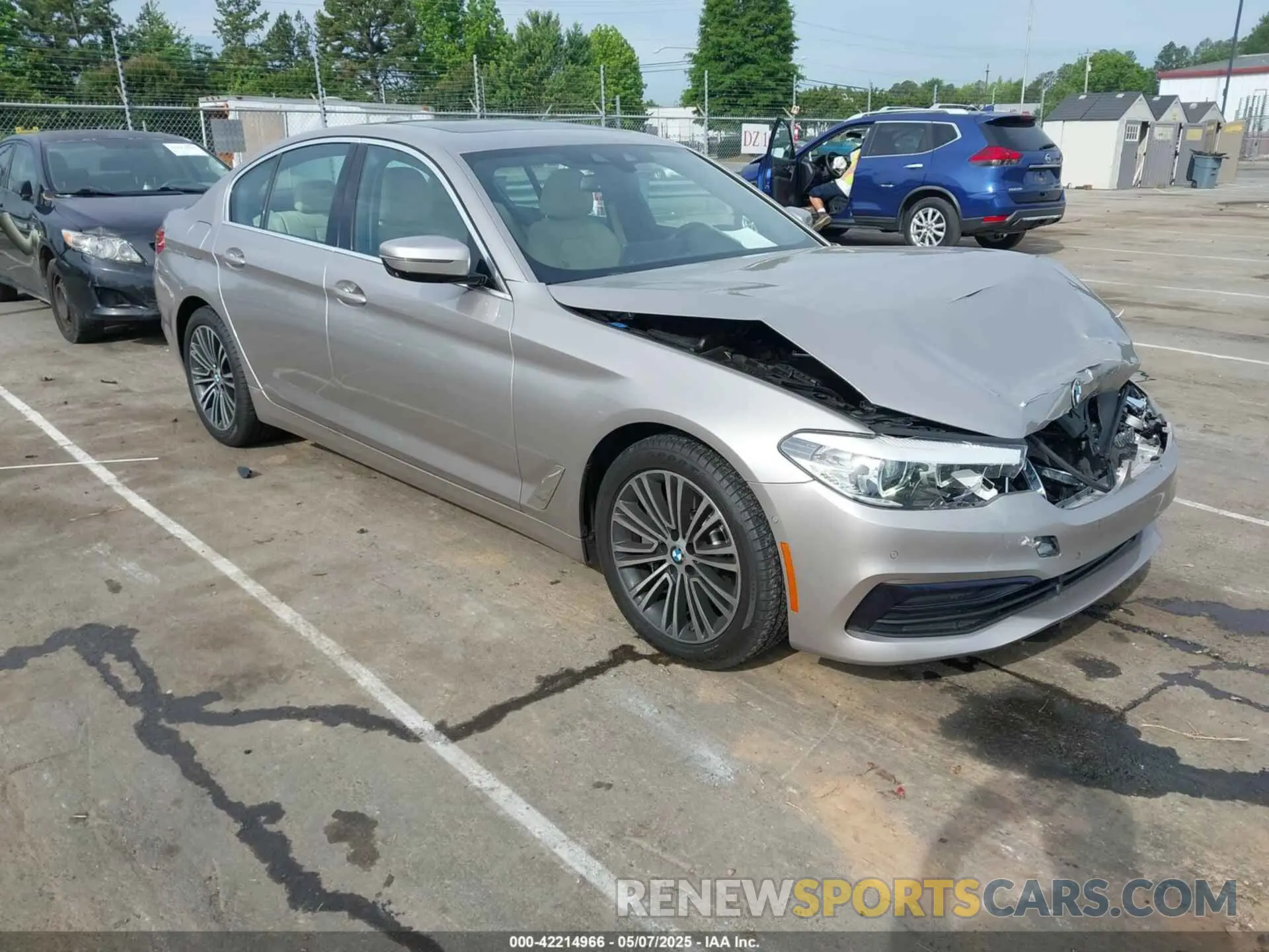 1 fotografías del automóvil dañado WBAJA5C56KWA58071 BMW 530I 2019