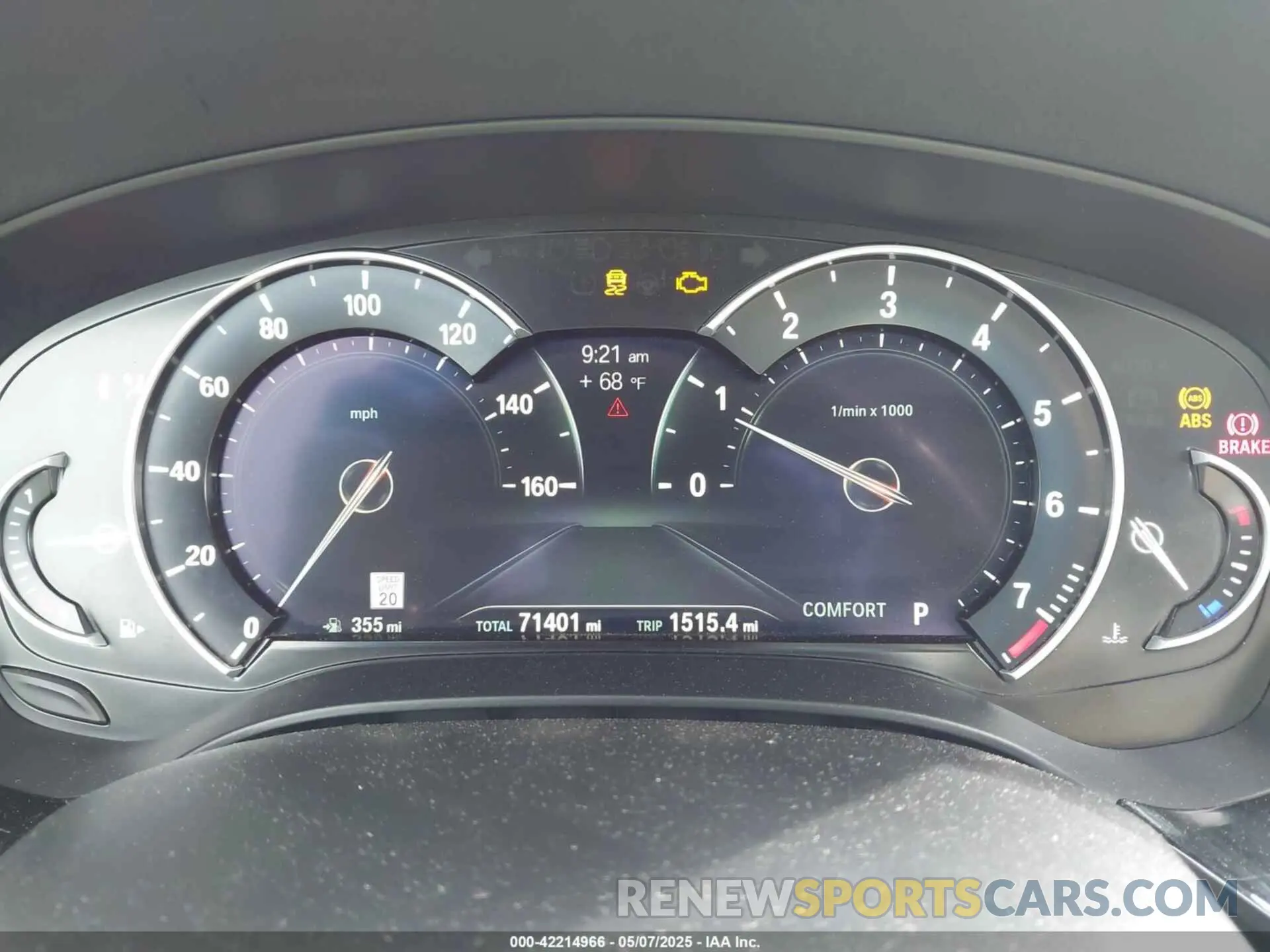 7 fotografías del automóvil dañado WBAJA5C56KWA58071 BMW 530I 2019