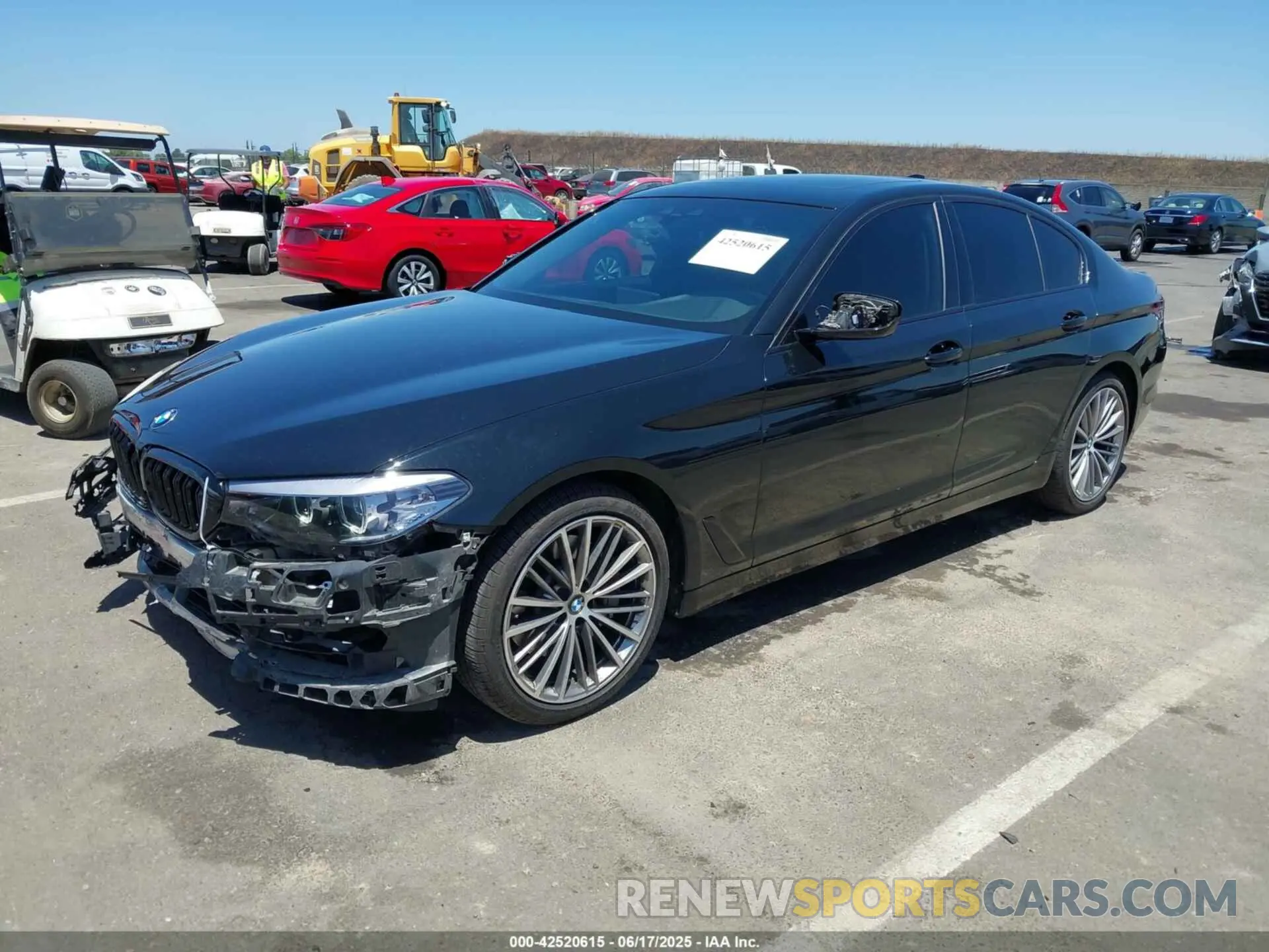 2 fotografías del automóvil dañado WBAJA5C58KBX86687 BMW 530I 2019