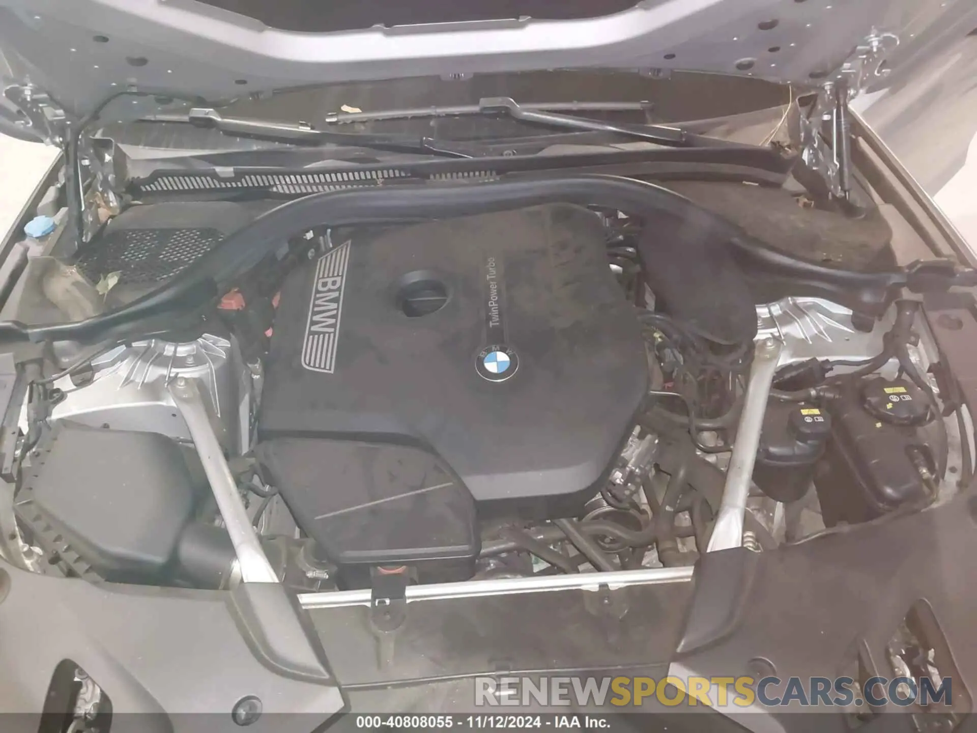 10 fotografías del automóvil dañado WBAJA5C59KWW35544 BMW 530I 2019