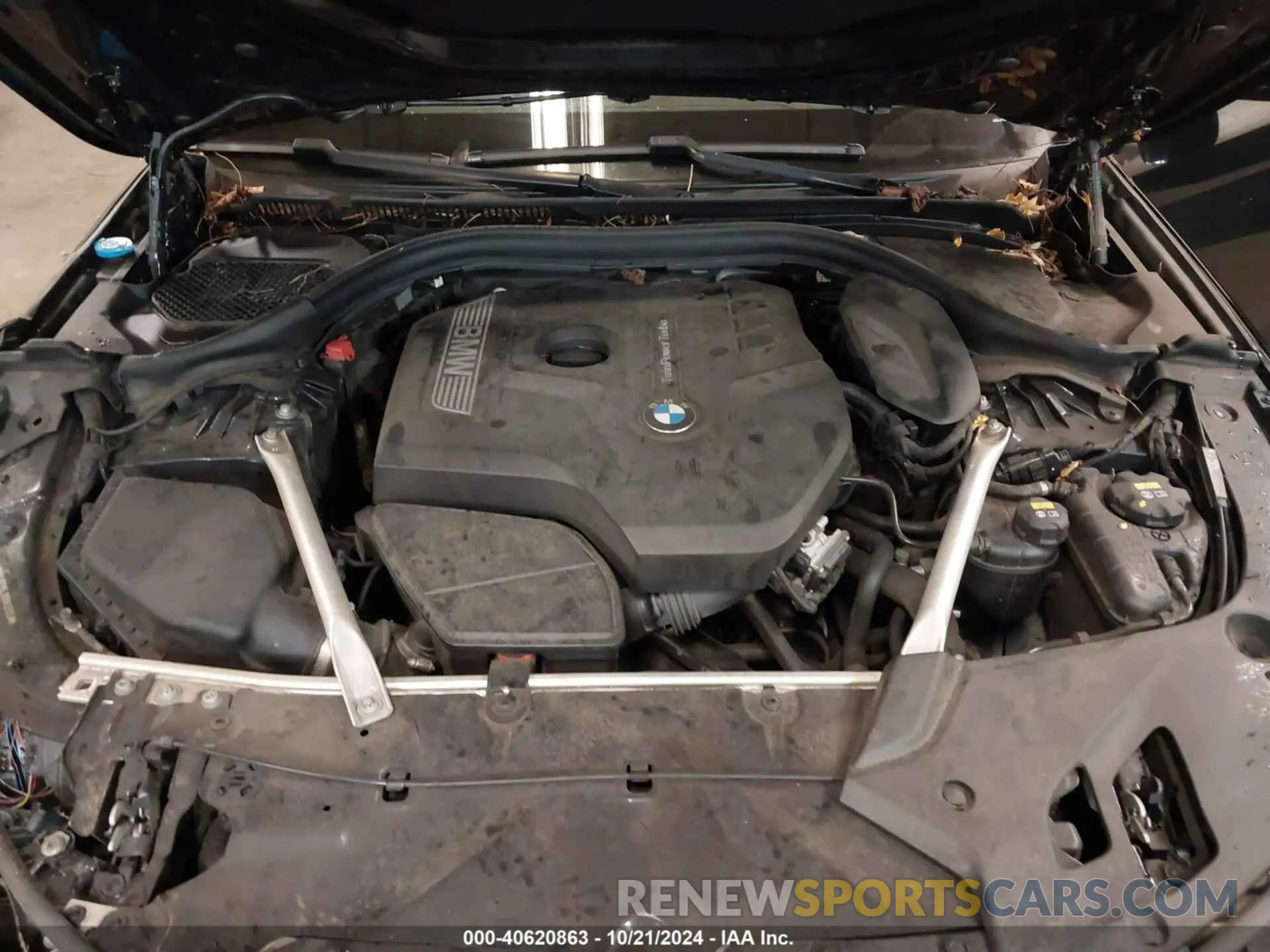 10 fotografías del automóvil dañado WBAJA7C53KG912503 BMW 530I 2019