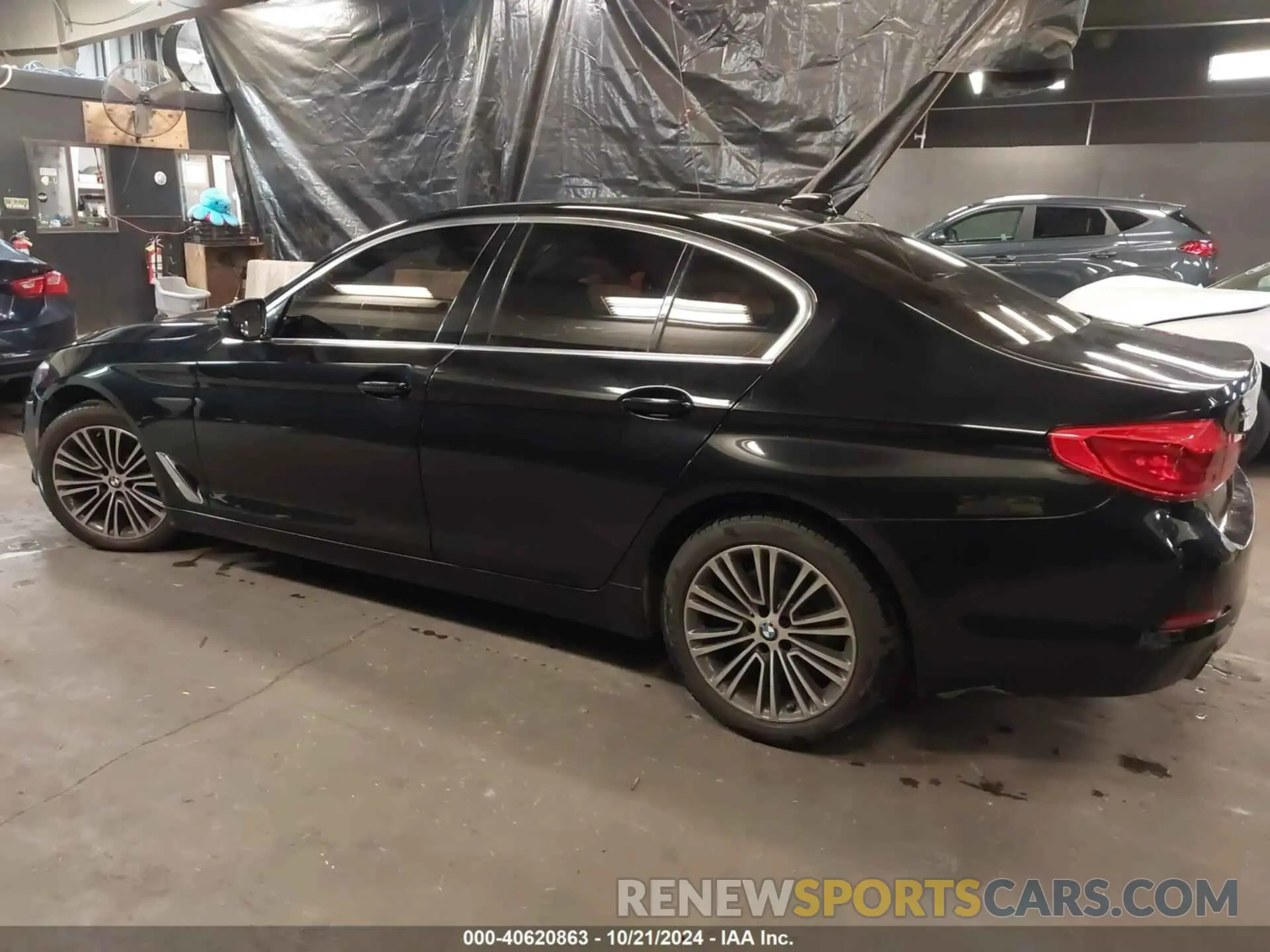 3 fotografías del automóvil dañado WBAJA7C53KG912503 BMW 530I 2019