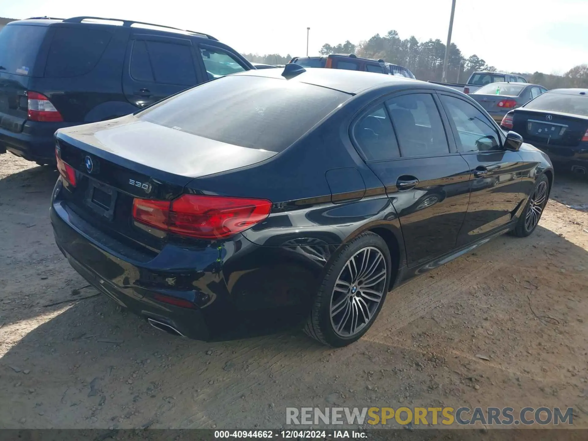 4 fotografías del automóvil dañado WBAJA7C54KG911232 BMW 530I 2019
