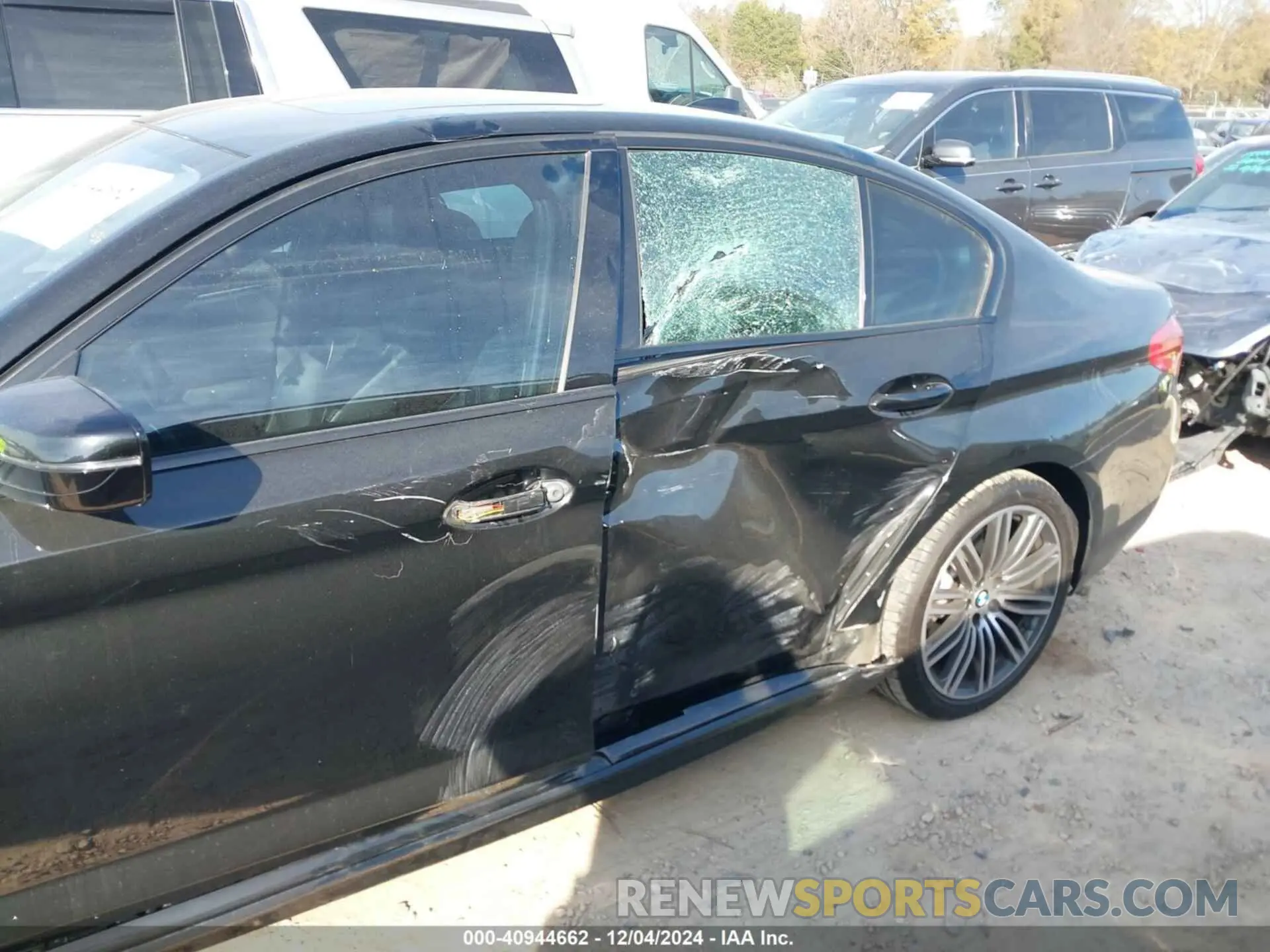 6 fotografías del automóvil dañado WBAJA7C54KG911232 BMW 530I 2019