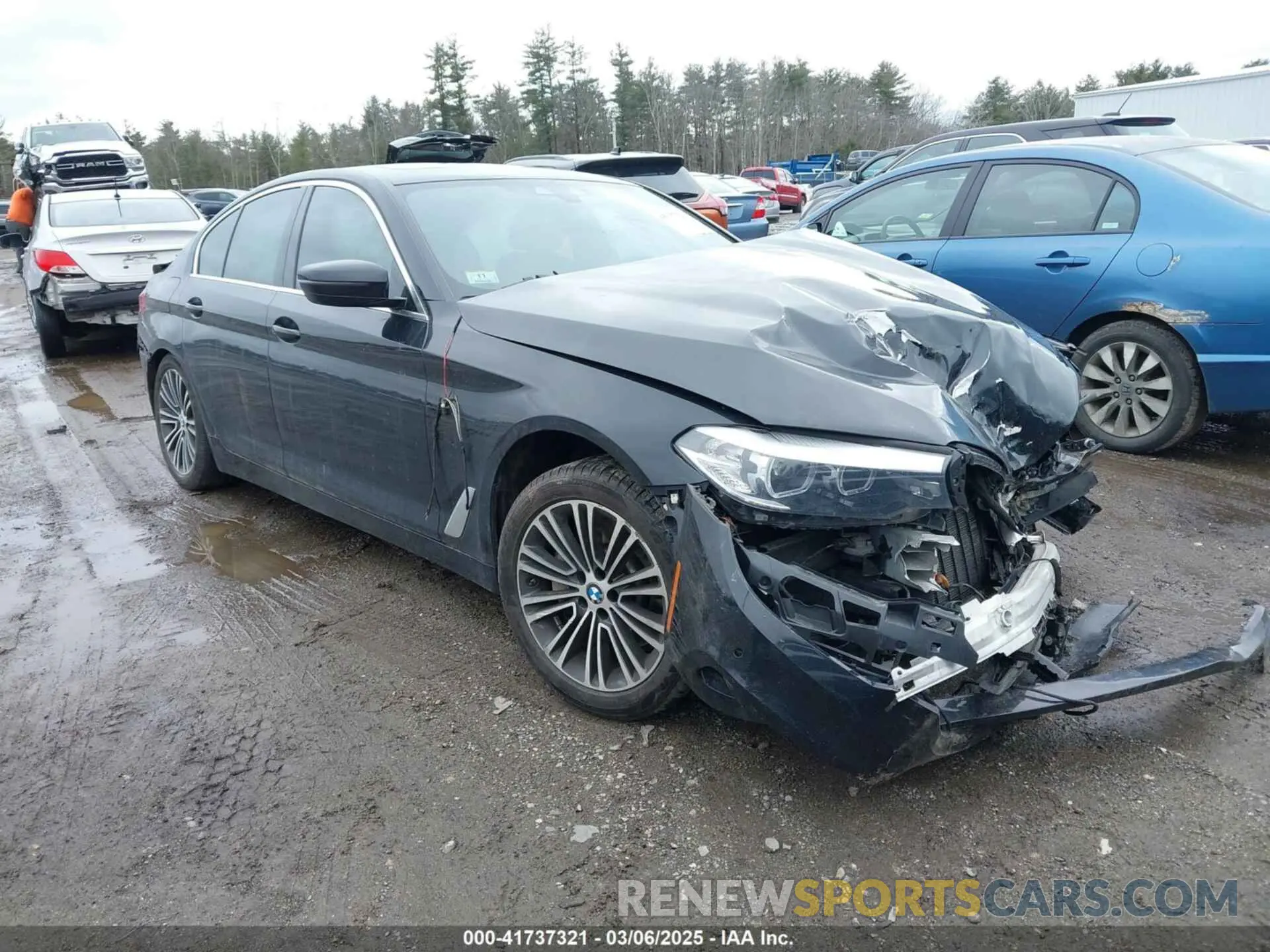 1 fotografías del automóvil dañado WBAJA7C58KG911699 BMW 530I 2019