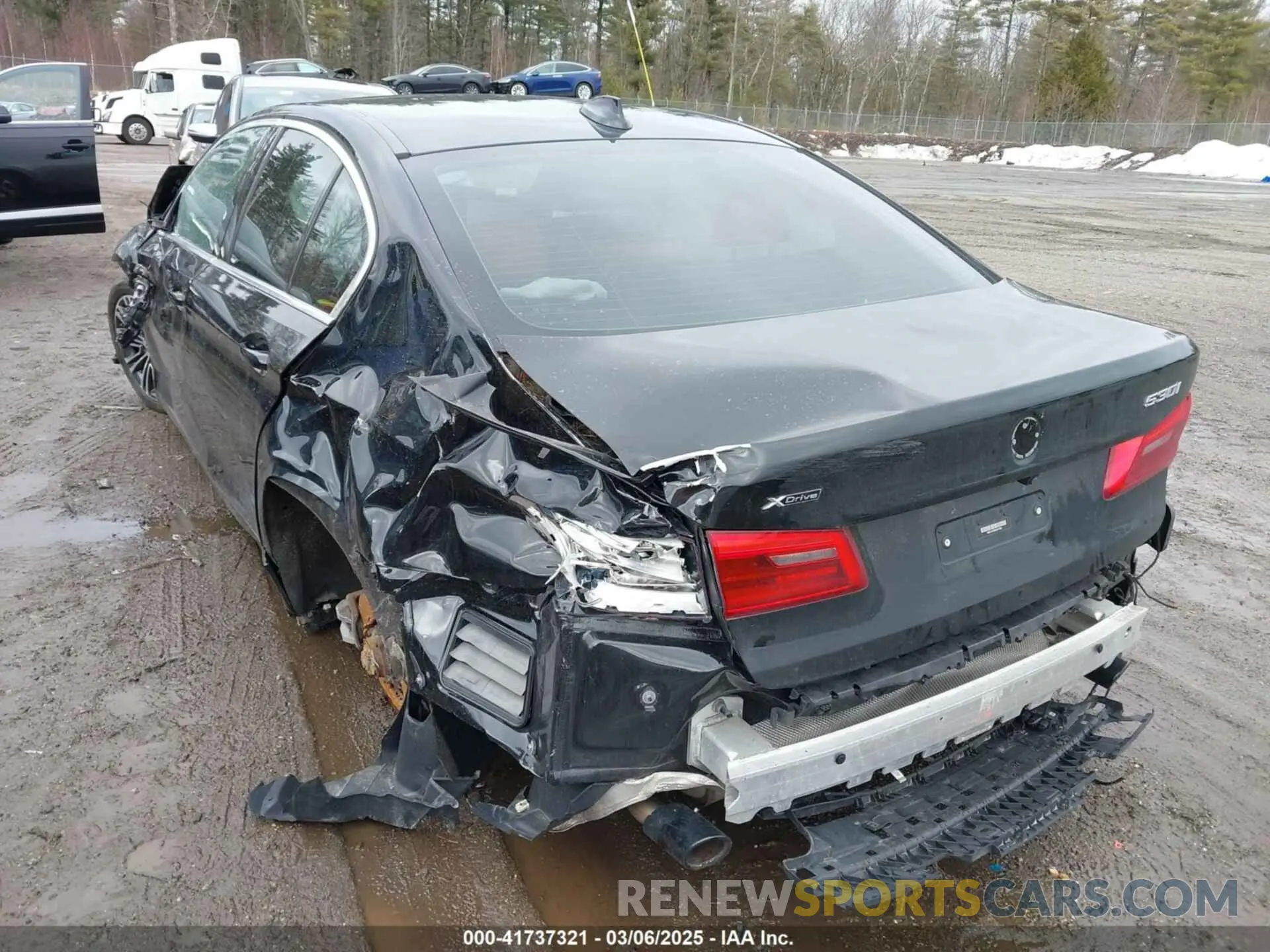12 fotografías del automóvil dañado WBAJA7C58KG911699 BMW 530I 2019