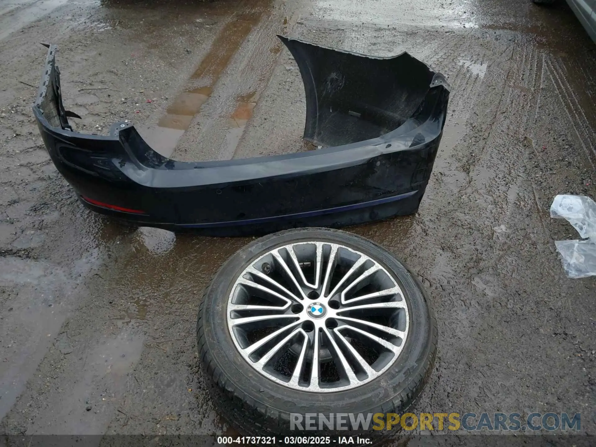 19 fotografías del automóvil dañado WBAJA7C58KG911699 BMW 530I 2019