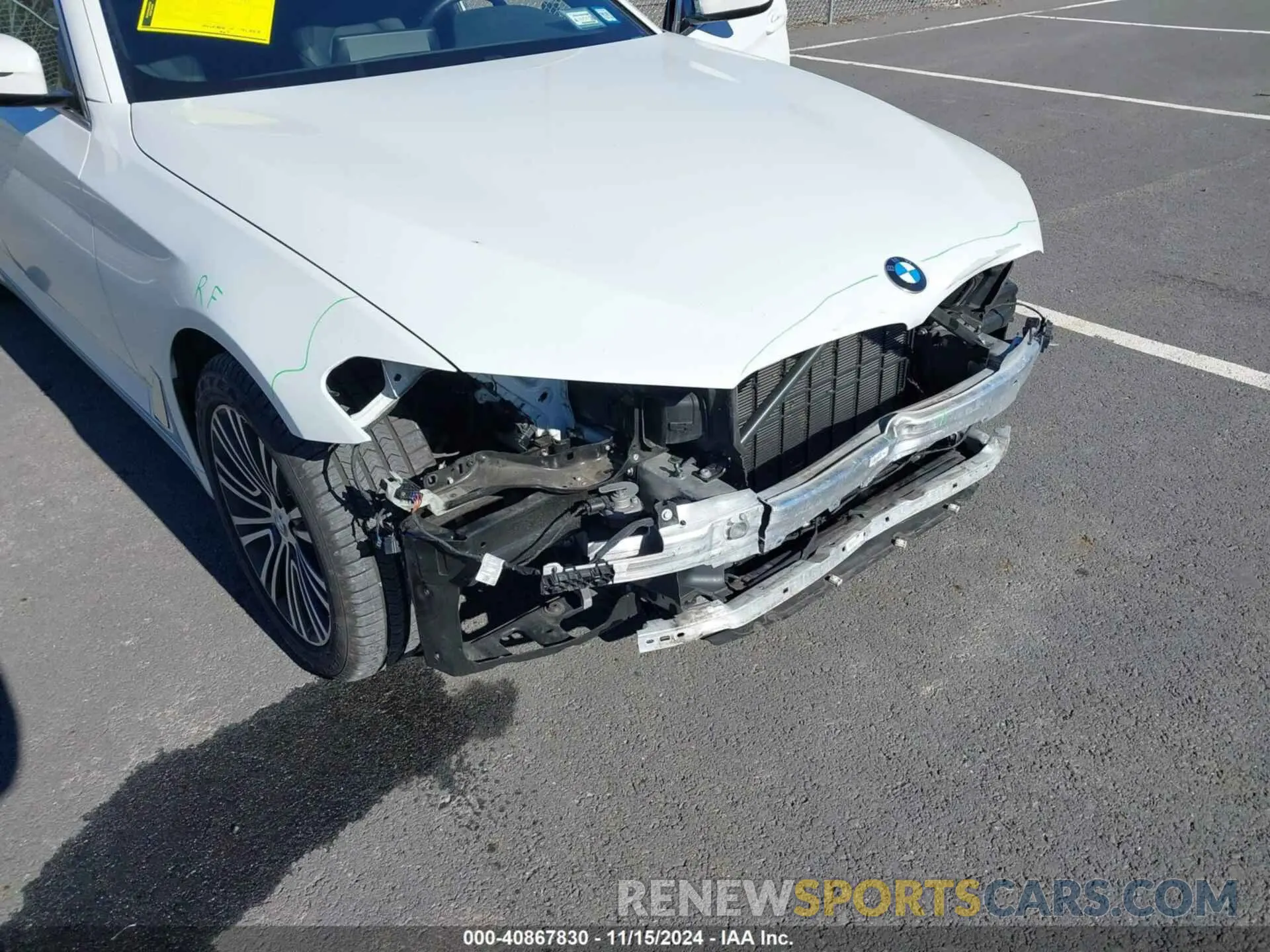 18 fotografías del automóvil dañado WBAJA7C58KG911962 BMW 530I 2019