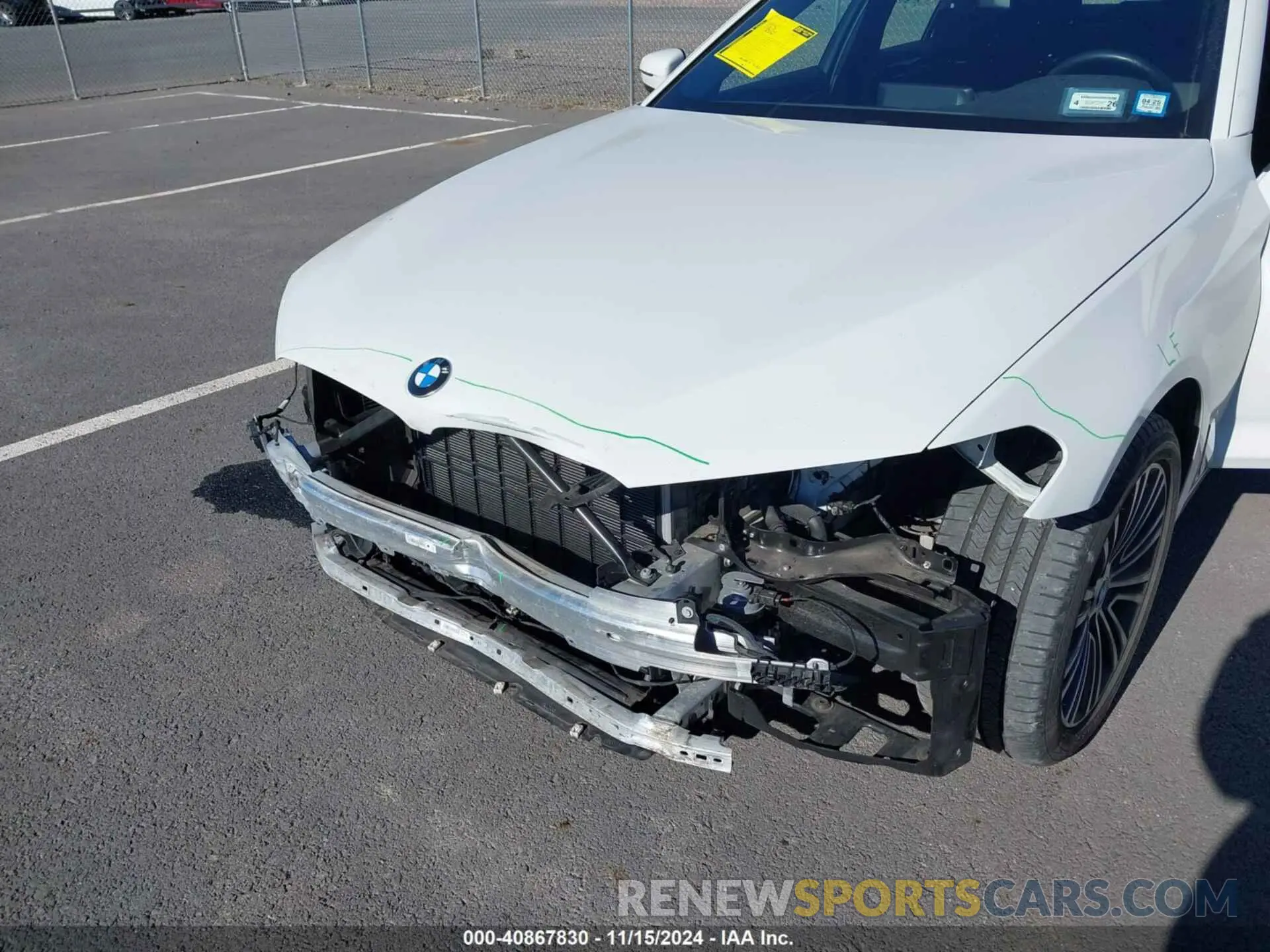 6 fotografías del automóvil dañado WBAJA7C58KG911962 BMW 530I 2019