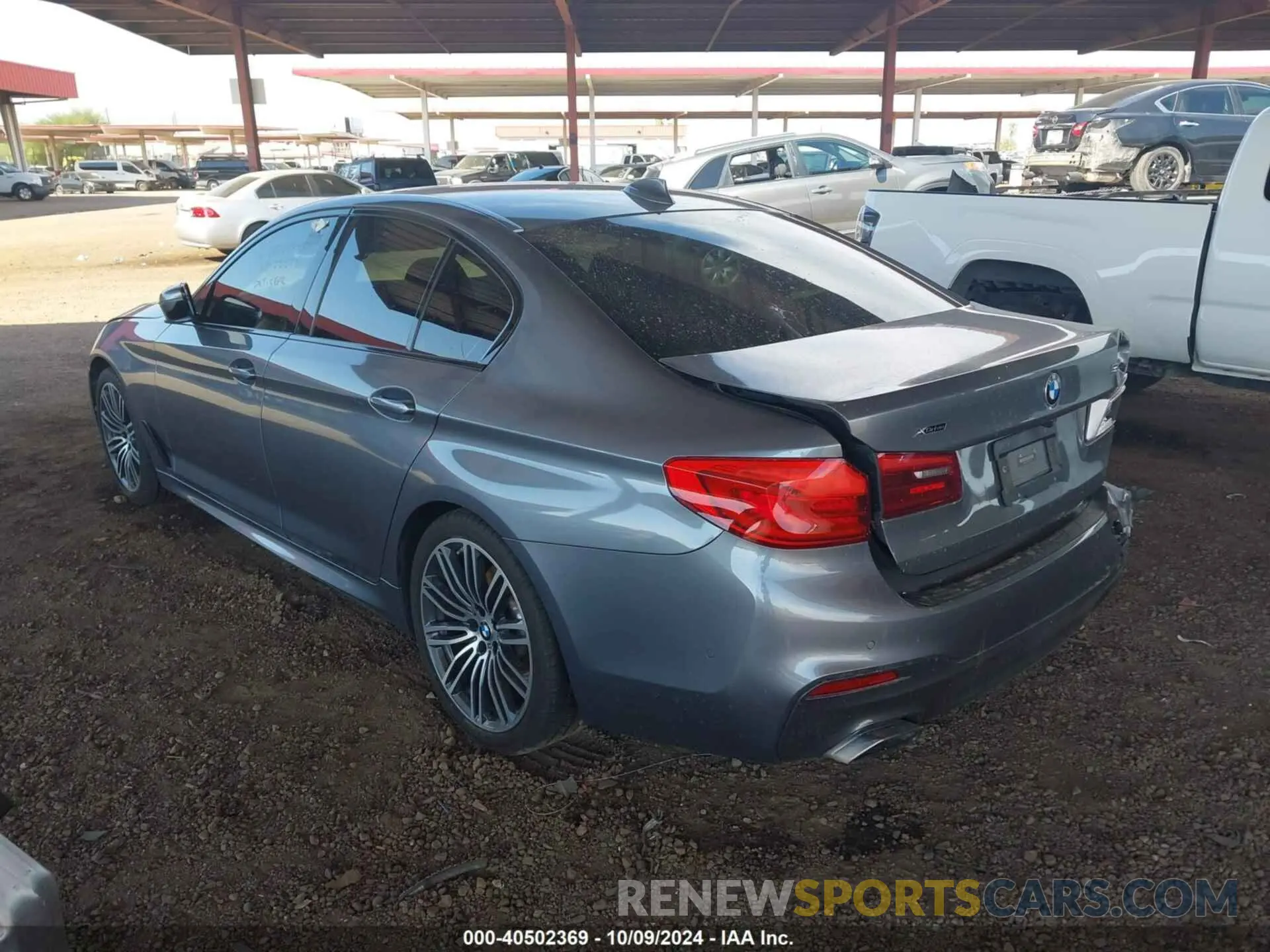 3 fotografías del automóvil dañado WBAJA7C59KWW23101 BMW 530I 2019