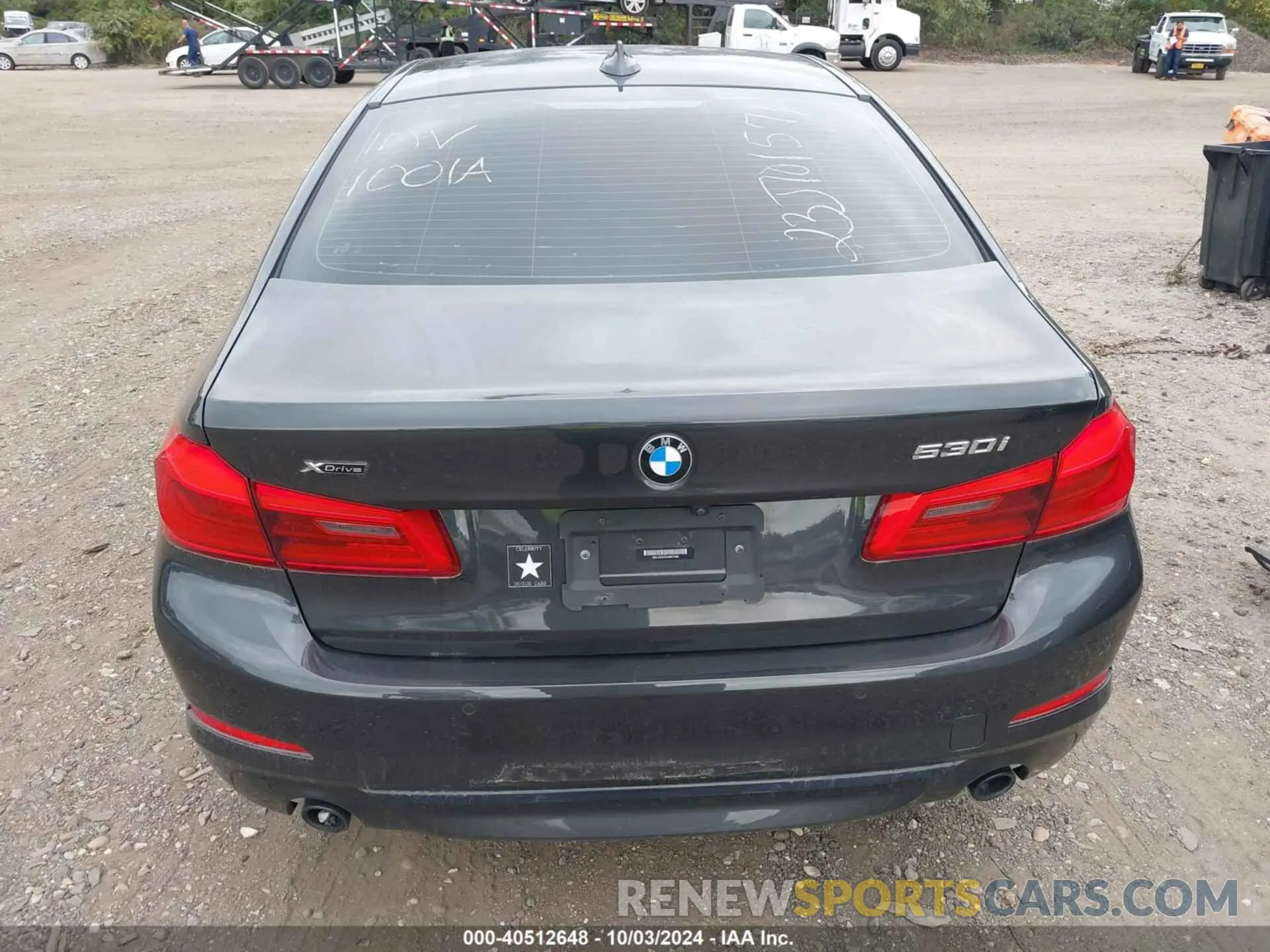 15 fotografías del automóvil dañado WBAJR7C01LCD64882 BMW 530I 2020