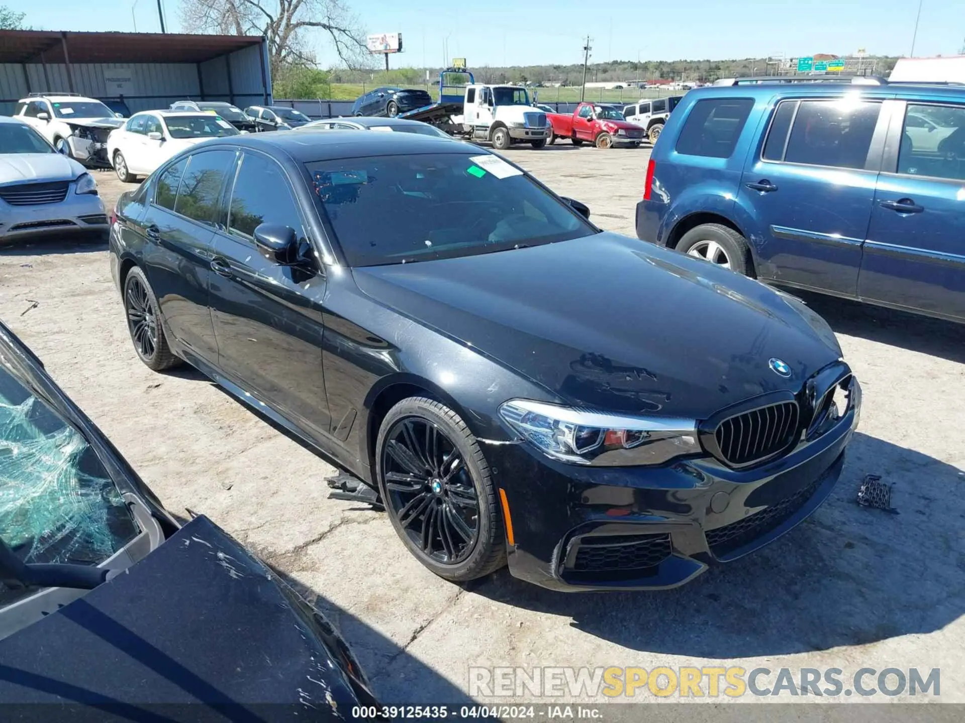 1 fotografías del automóvil dañado WBAJR7C08LCE14970 BMW 530I 2020