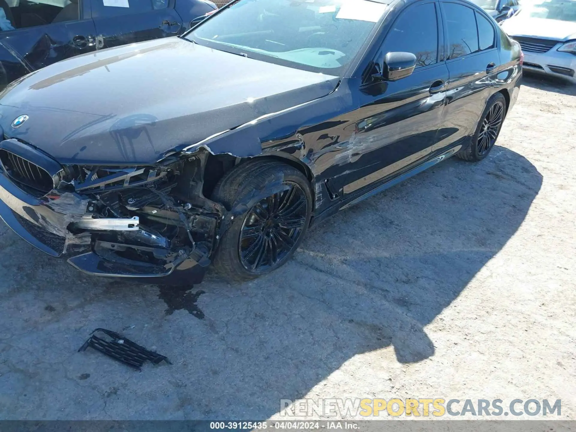 6 fotografías del automóvil dañado WBAJR7C08LCE14970 BMW 530I 2020