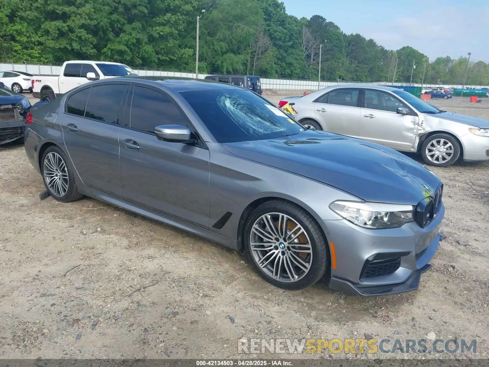 1 fotografías del automóvil dañado WBAJR7C0XLCD55694 BMW 530I 2020
