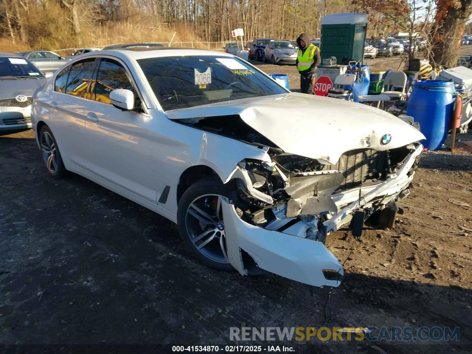 1 fotografías del automóvil dañado WBA13BJ03MWW94432 BMW 530I 2021
