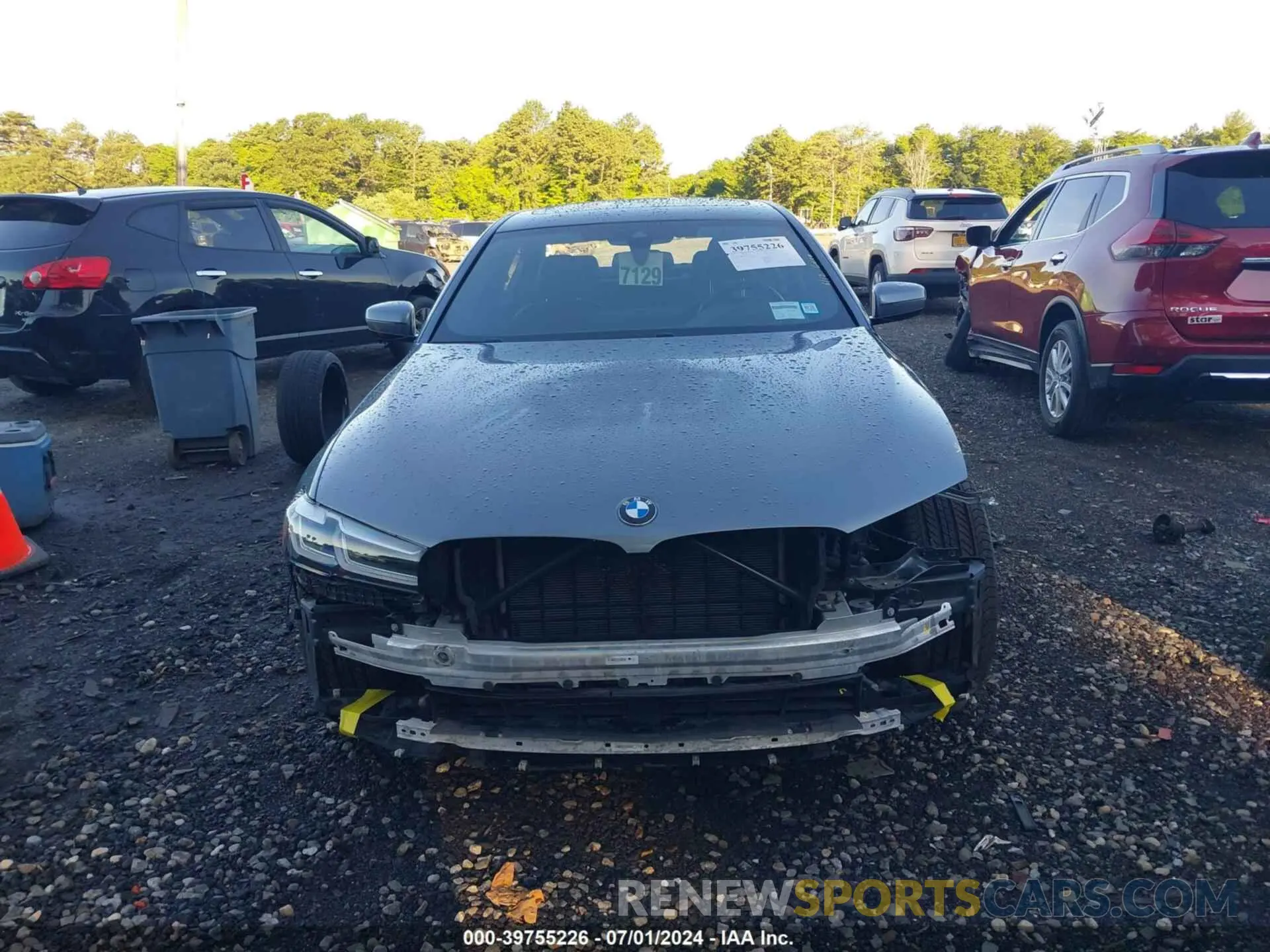 6 fotografías del automóvil dañado WBA13BJ05MWW99373 BMW 530I 2021