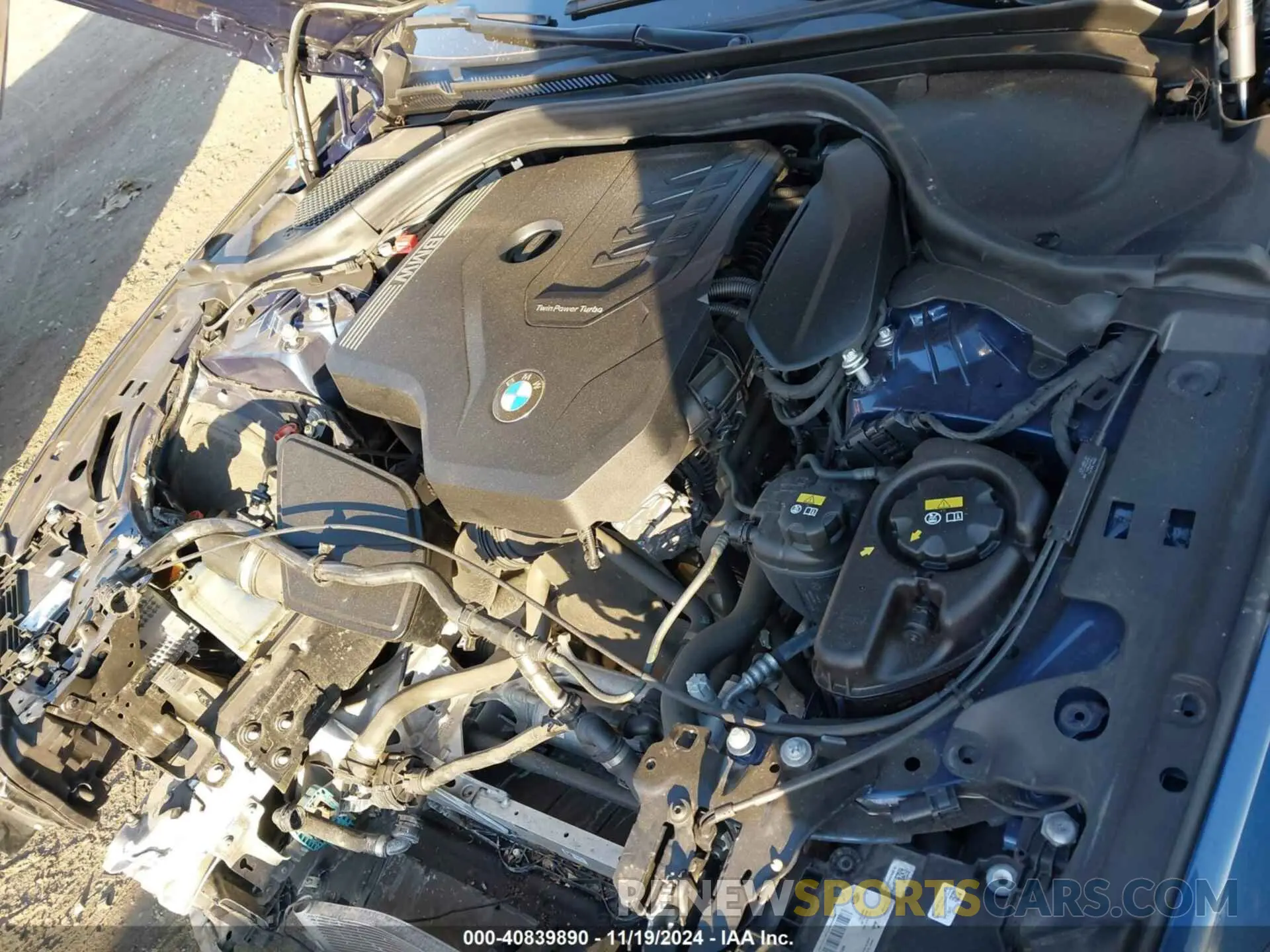 10 fotografías del automóvil dañado WBA13BJ05MWX33361 BMW 530I 2021