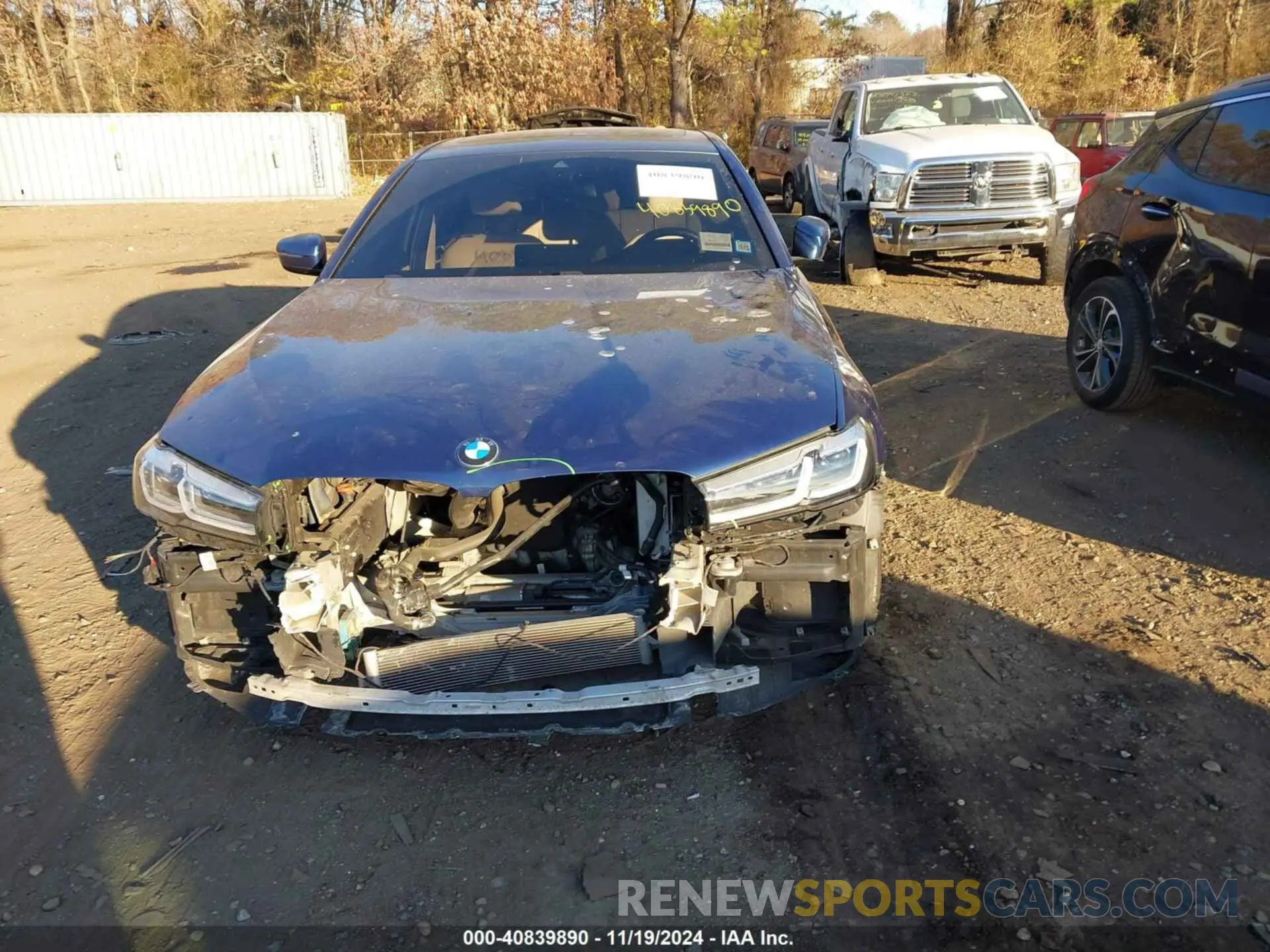 12 fotografías del automóvil dañado WBA13BJ05MWX33361 BMW 530I 2021