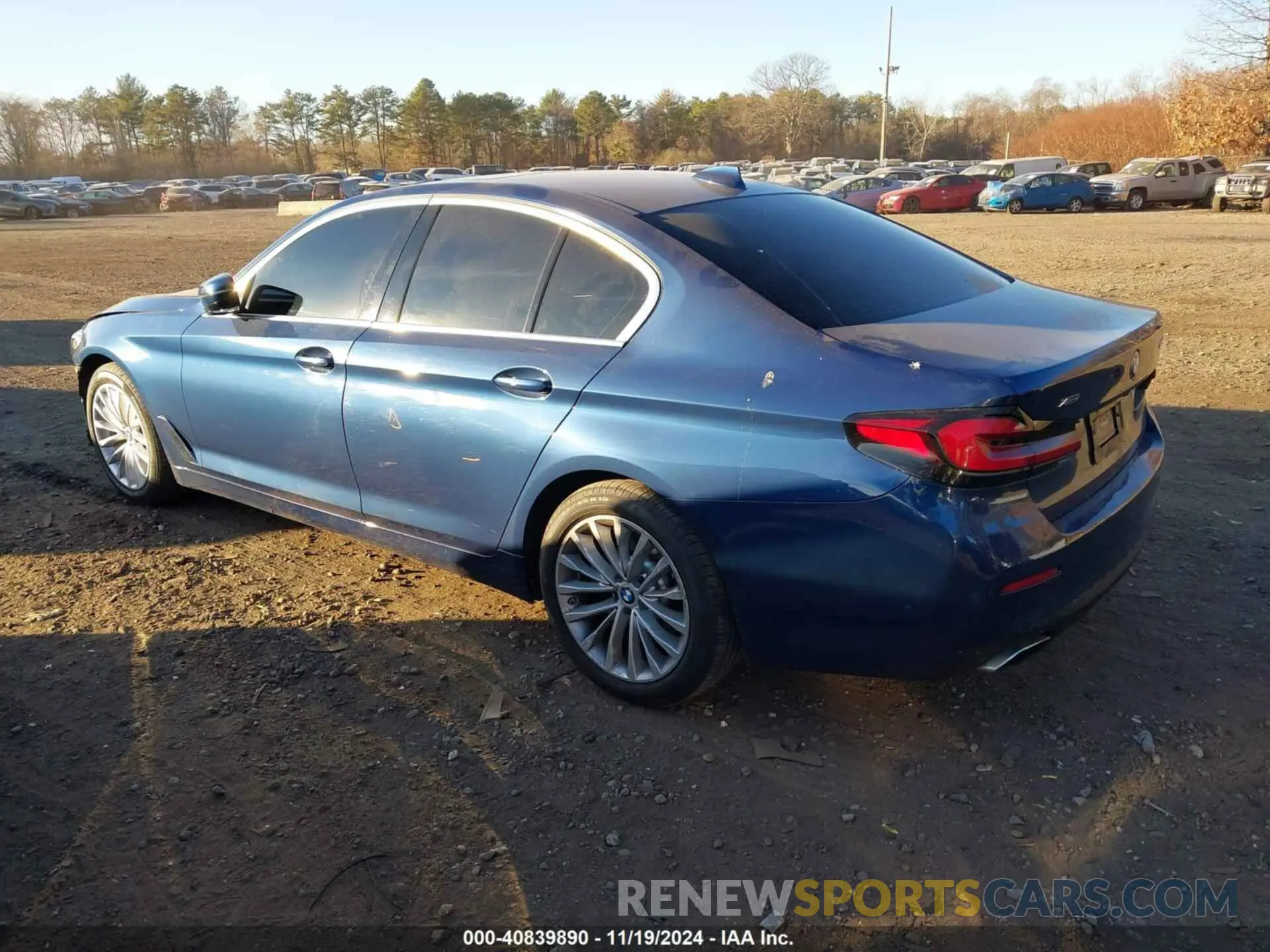 3 fotografías del automóvil dañado WBA13BJ05MWX33361 BMW 530I 2021