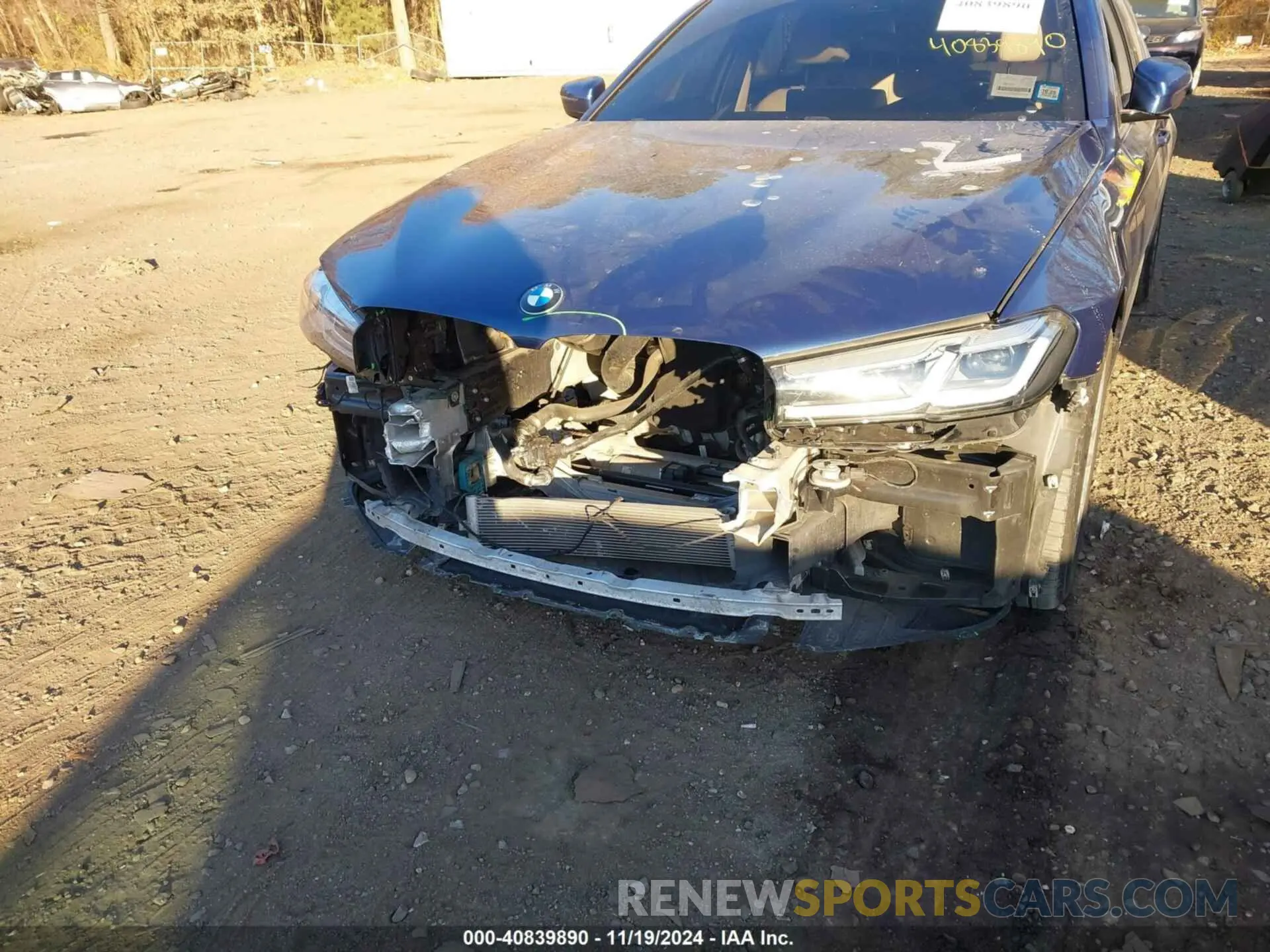 6 fotografías del automóvil dañado WBA13BJ05MWX33361 BMW 530I 2021