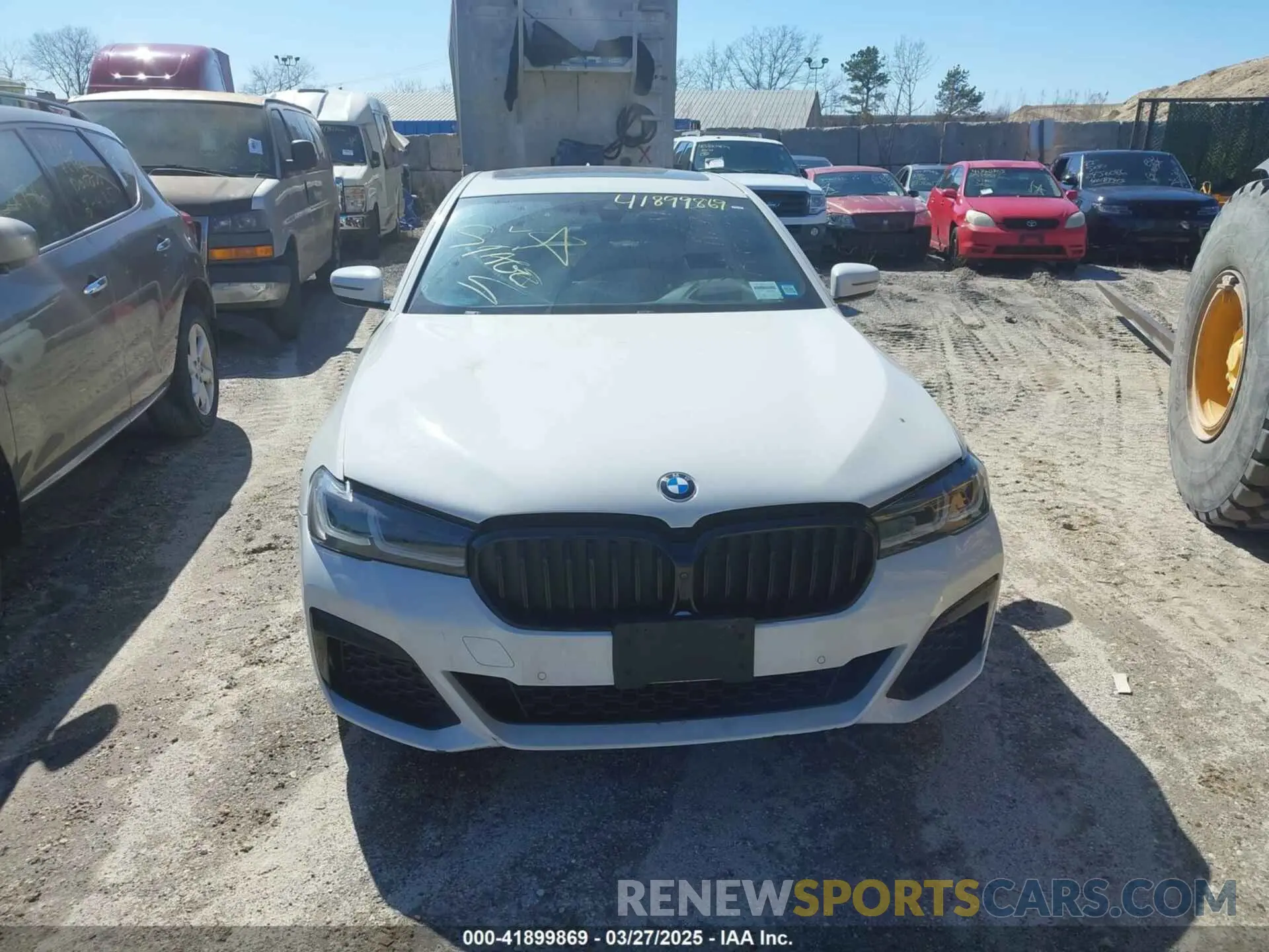 10 fotografías del automóvil dañado WBA13BJ08MCF53425 BMW 530I 2021