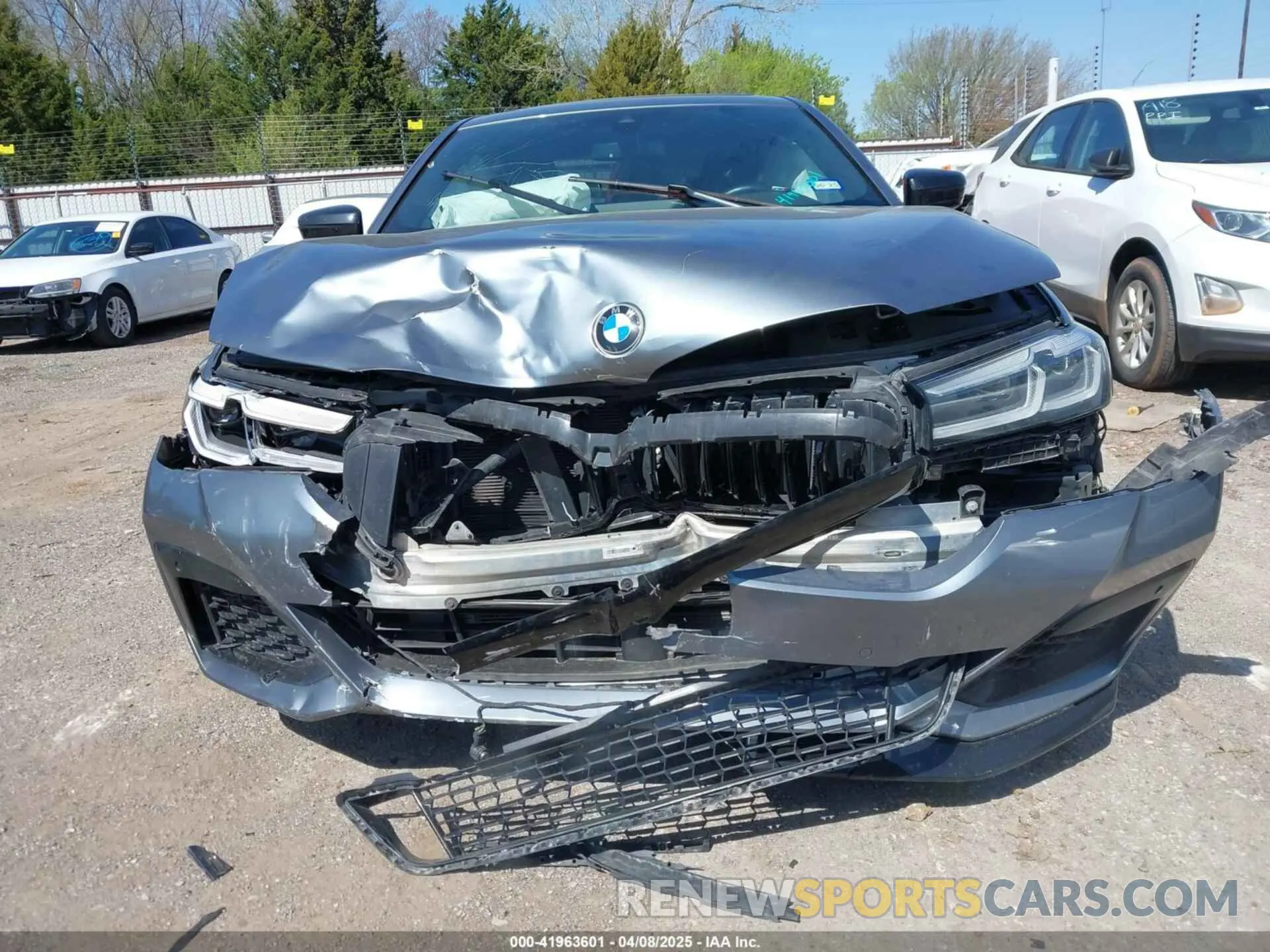 6 fotografías del automóvil dañado WBA53BH04MWX16672 BMW 530I 2021