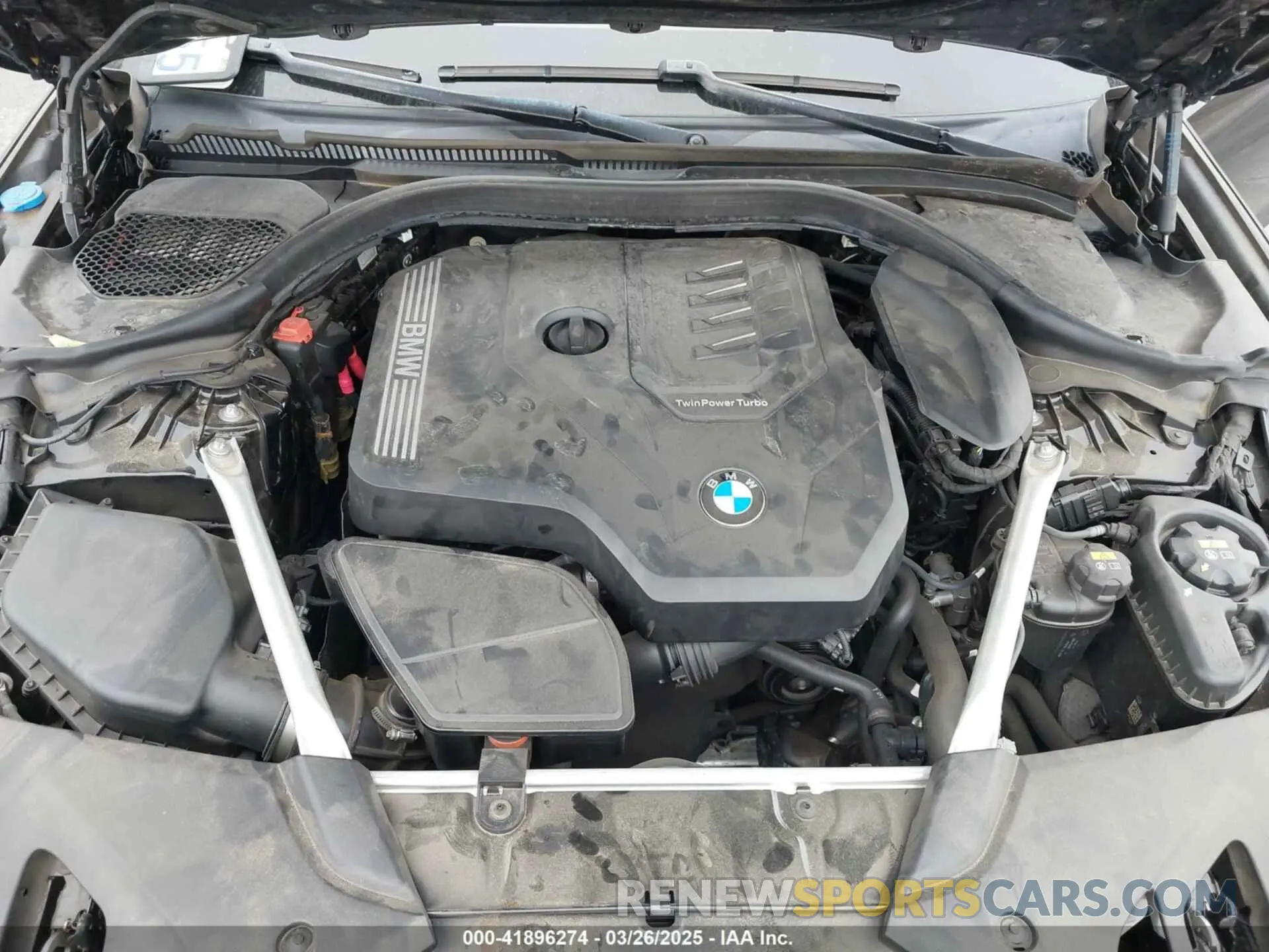 10 fotografías del automóvil dañado WBA53BH0XMWW97755 BMW 530I 2021