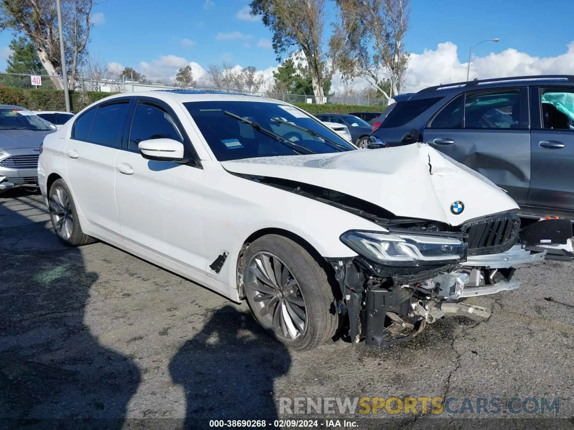 1 fotografías del automóvil dañado WBA53BH08PWY10722 BMW 530I 2023