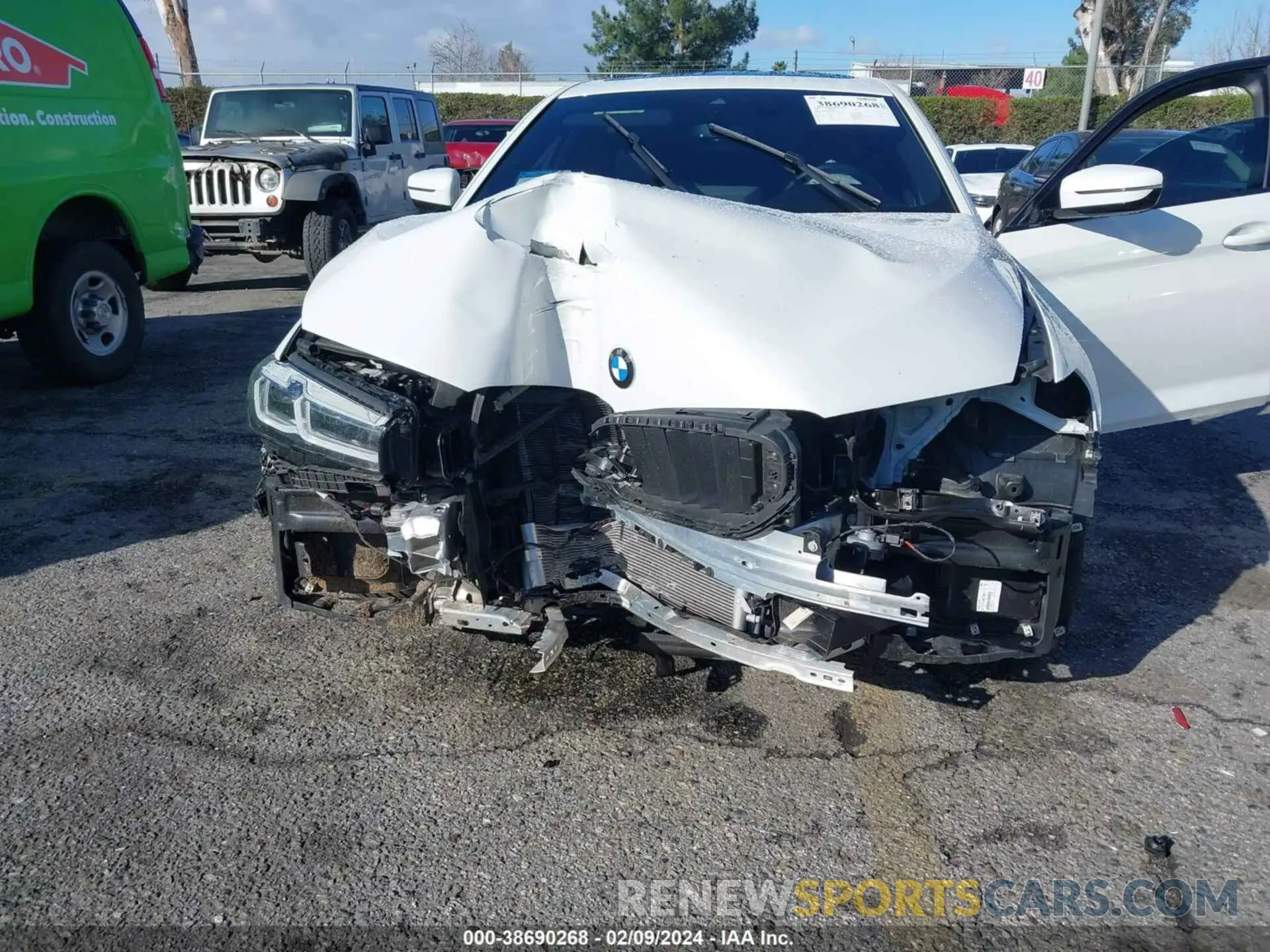 6 fotografías del automóvil dañado WBA53BH08PWY10722 BMW 530I 2023