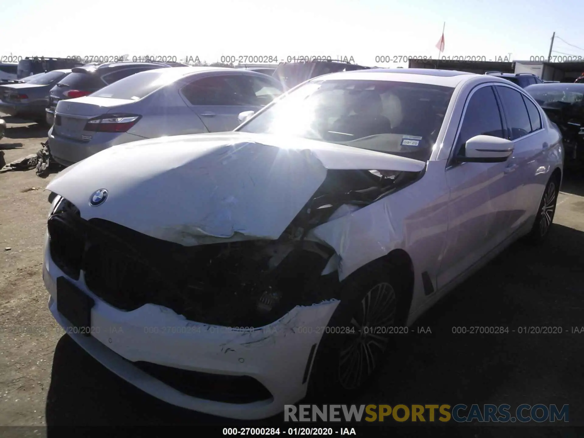 2 fotografías del automóvil dañado WBAJE5C52KWE66099 BMW 540 2019