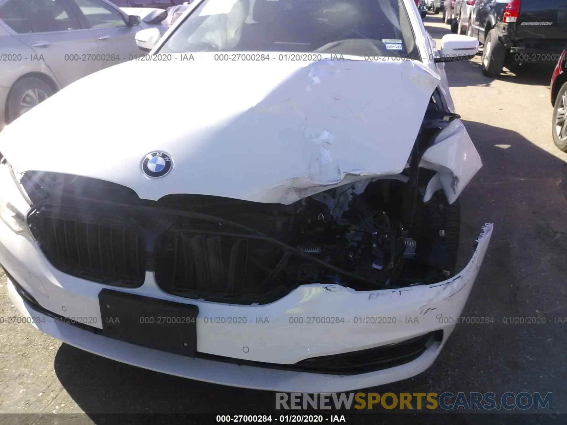 6 fotografías del automóvil dañado WBAJE5C52KWE66099 BMW 540 2019