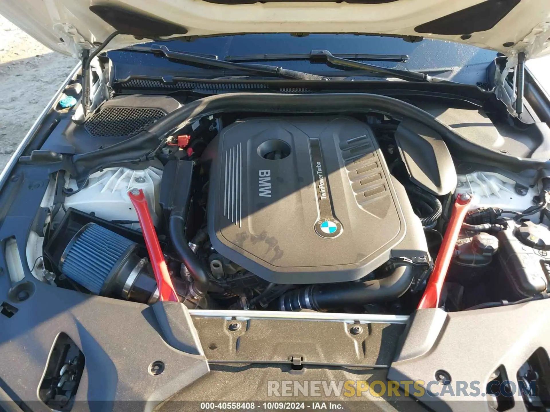10 fotografías del automóvil dañado WBAJE5C53KBM76709 BMW 540 2019