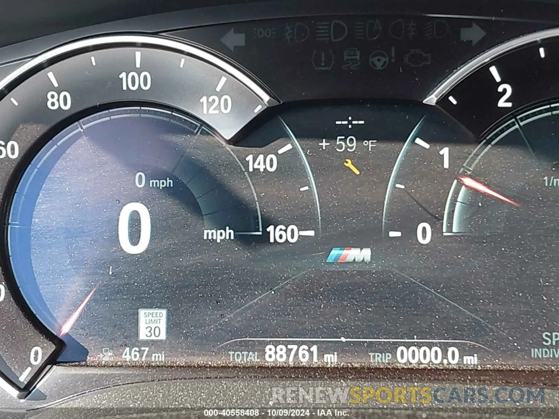 15 fotografías del automóvil dañado WBAJE5C53KBM76709 BMW 540 2019