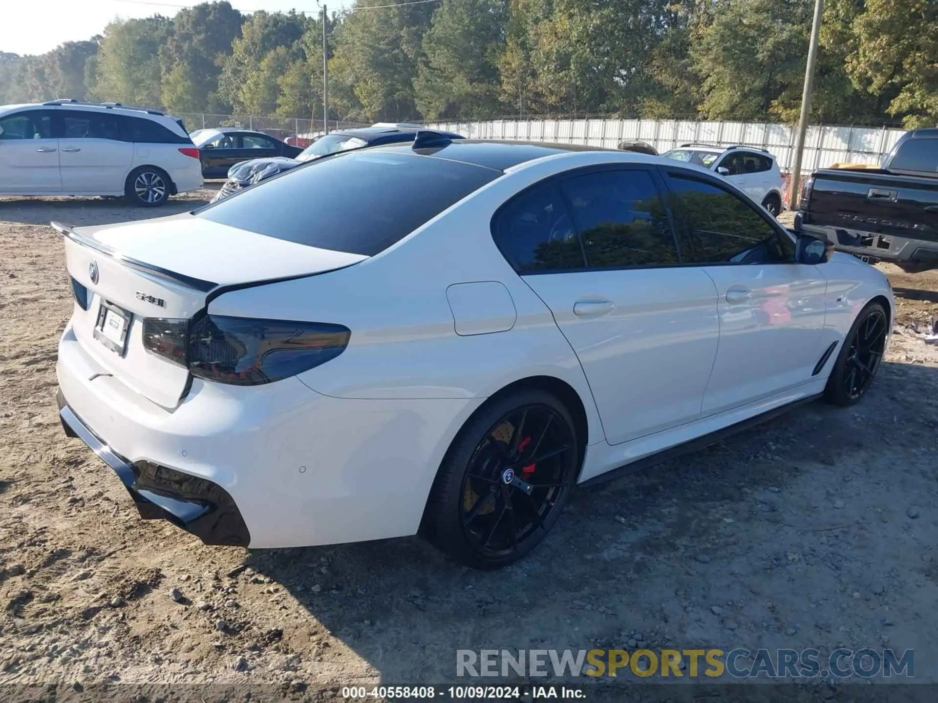 4 fotografías del automóvil dañado WBAJE5C53KBM76709 BMW 540 2019