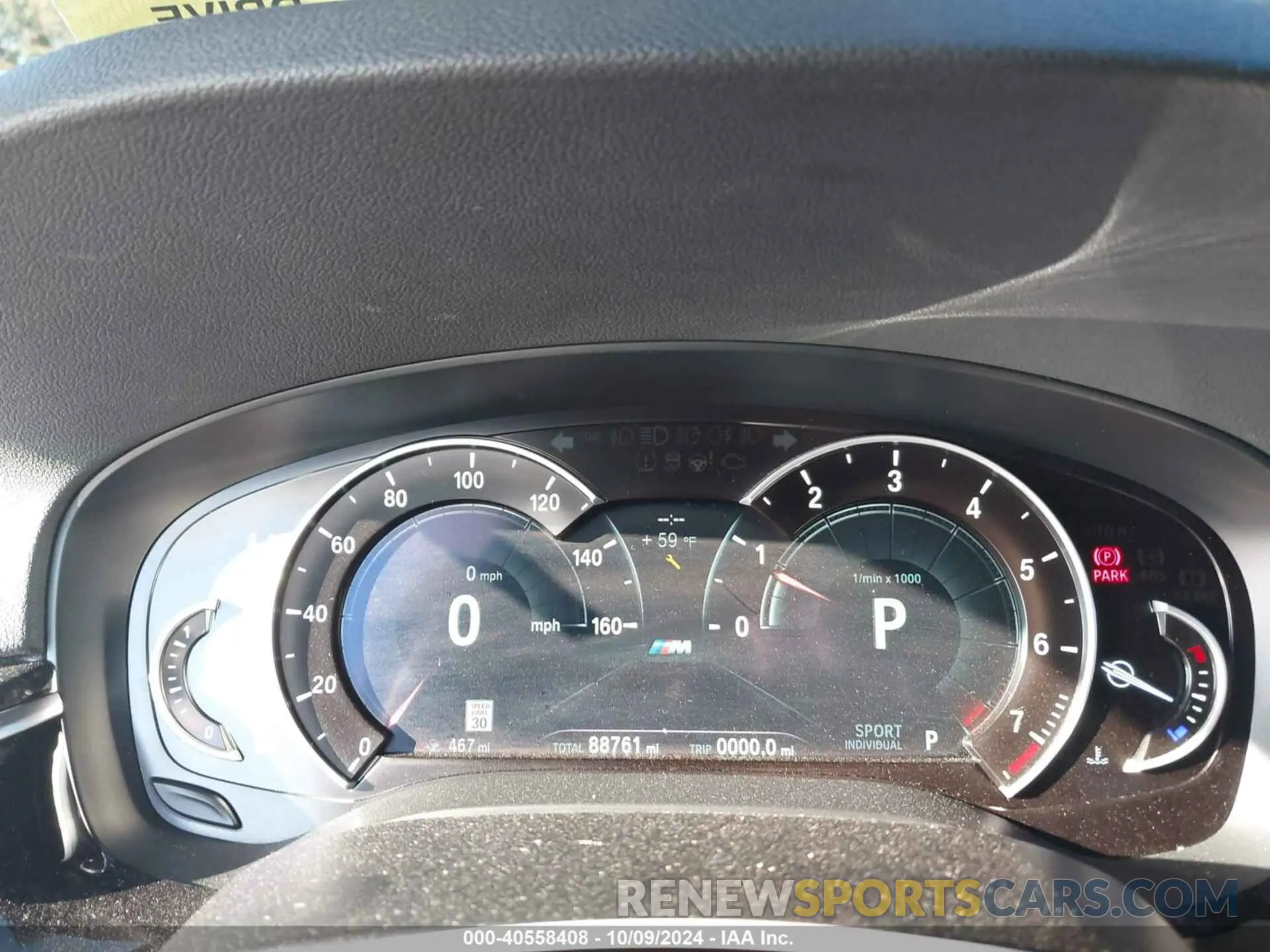 7 fotografías del automóvil dañado WBAJE5C53KBM76709 BMW 540 2019