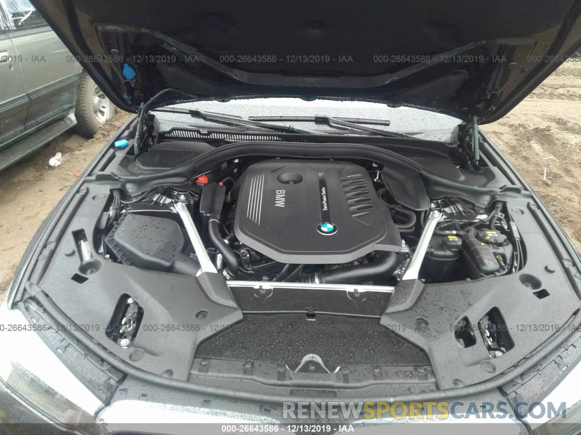 10 fotografías del automóvil dañado WBAJE5C58KWW02796 BMW 540 2019