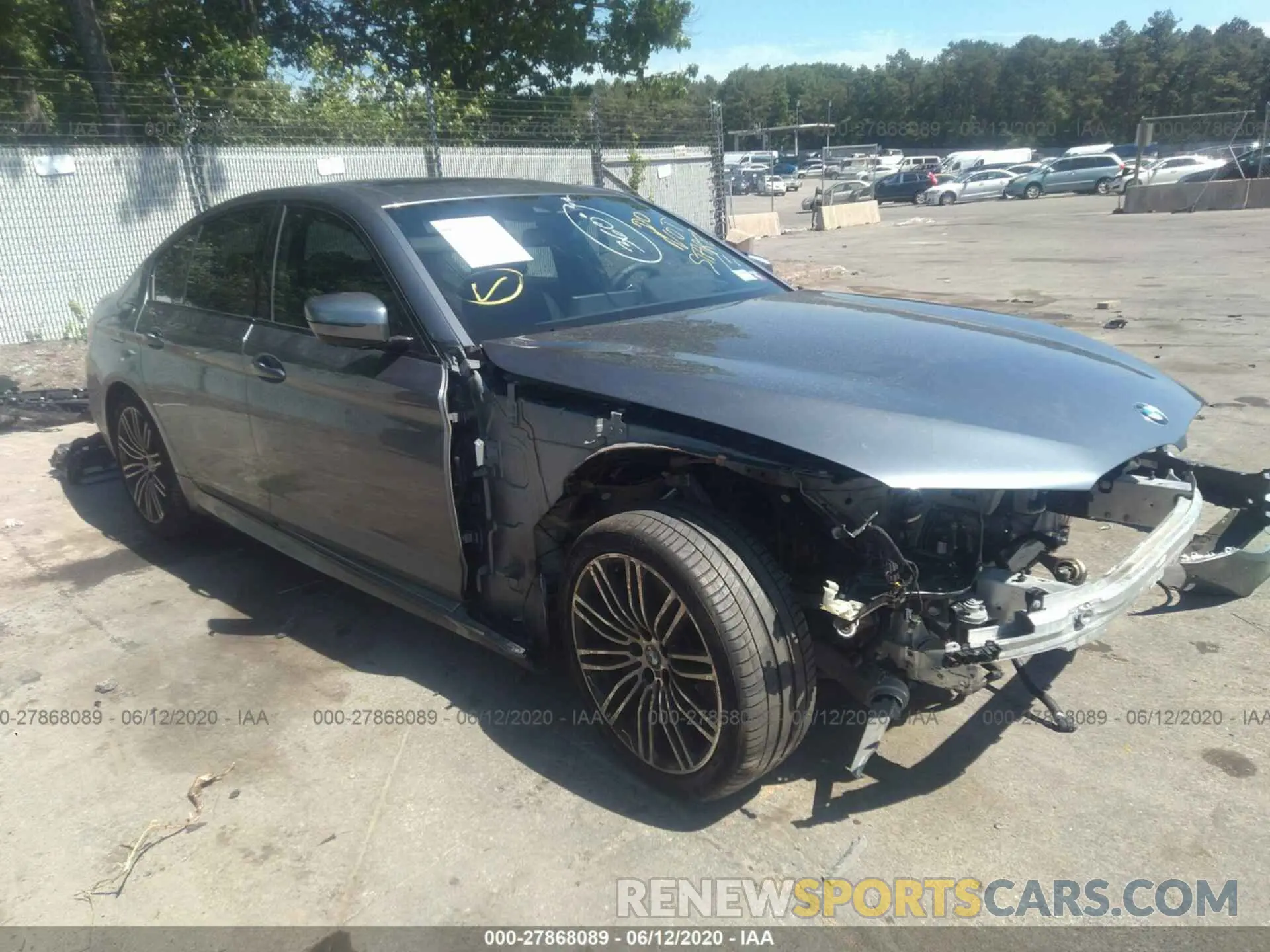 1 fotografías del automóvil dañado WBAJE7C50KWW13478 BMW 540 2019