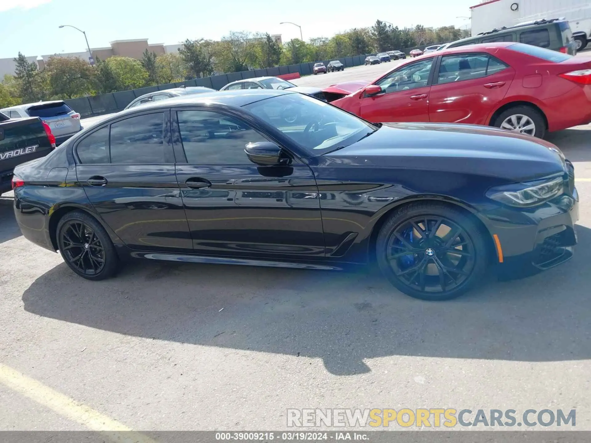 13 fotografías del automóvil dañado WBA53BJ05NCH70613 BMW 540 2022