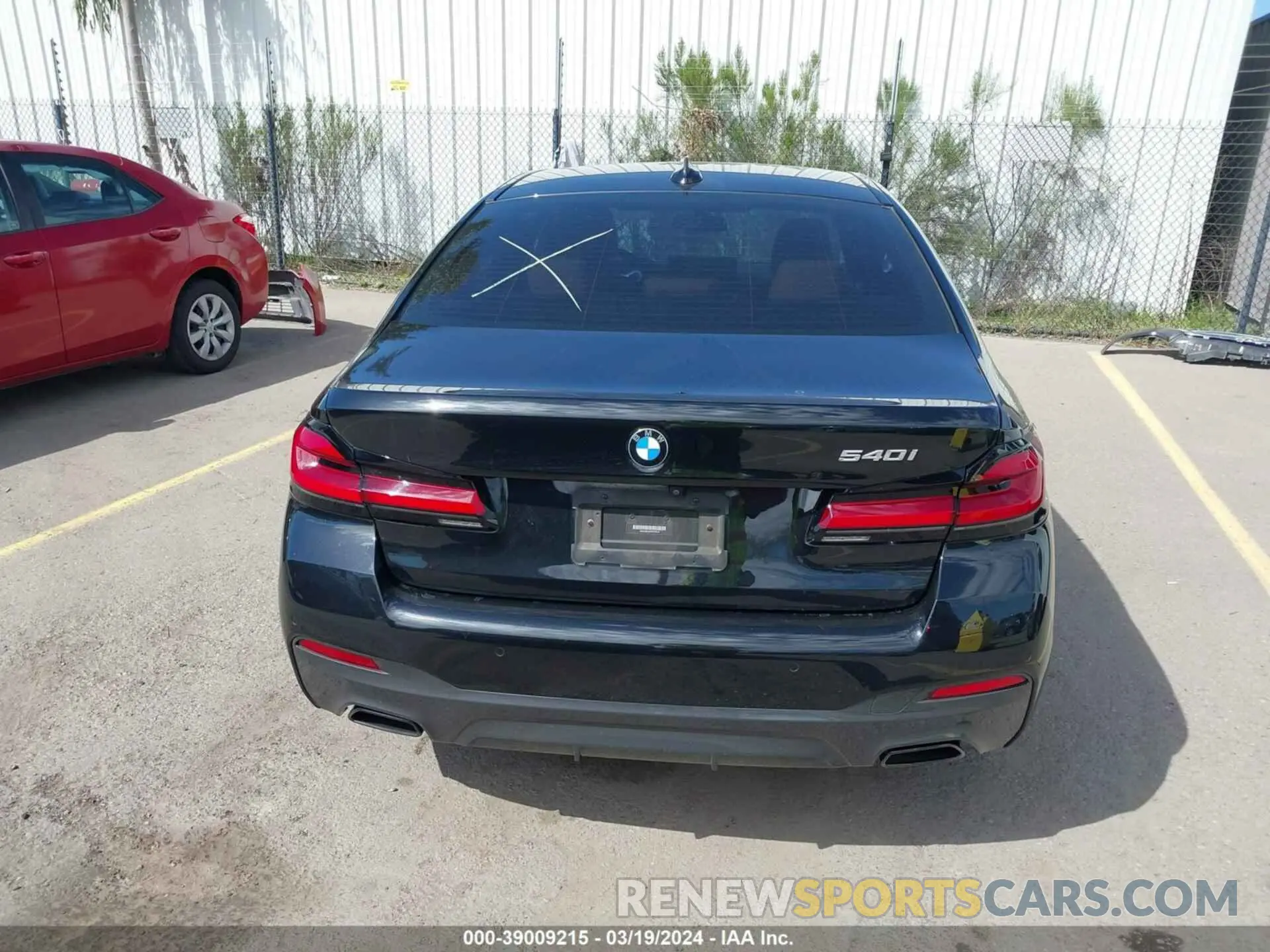 16 fotografías del automóvil dañado WBA53BJ05NCH70613 BMW 540 2022