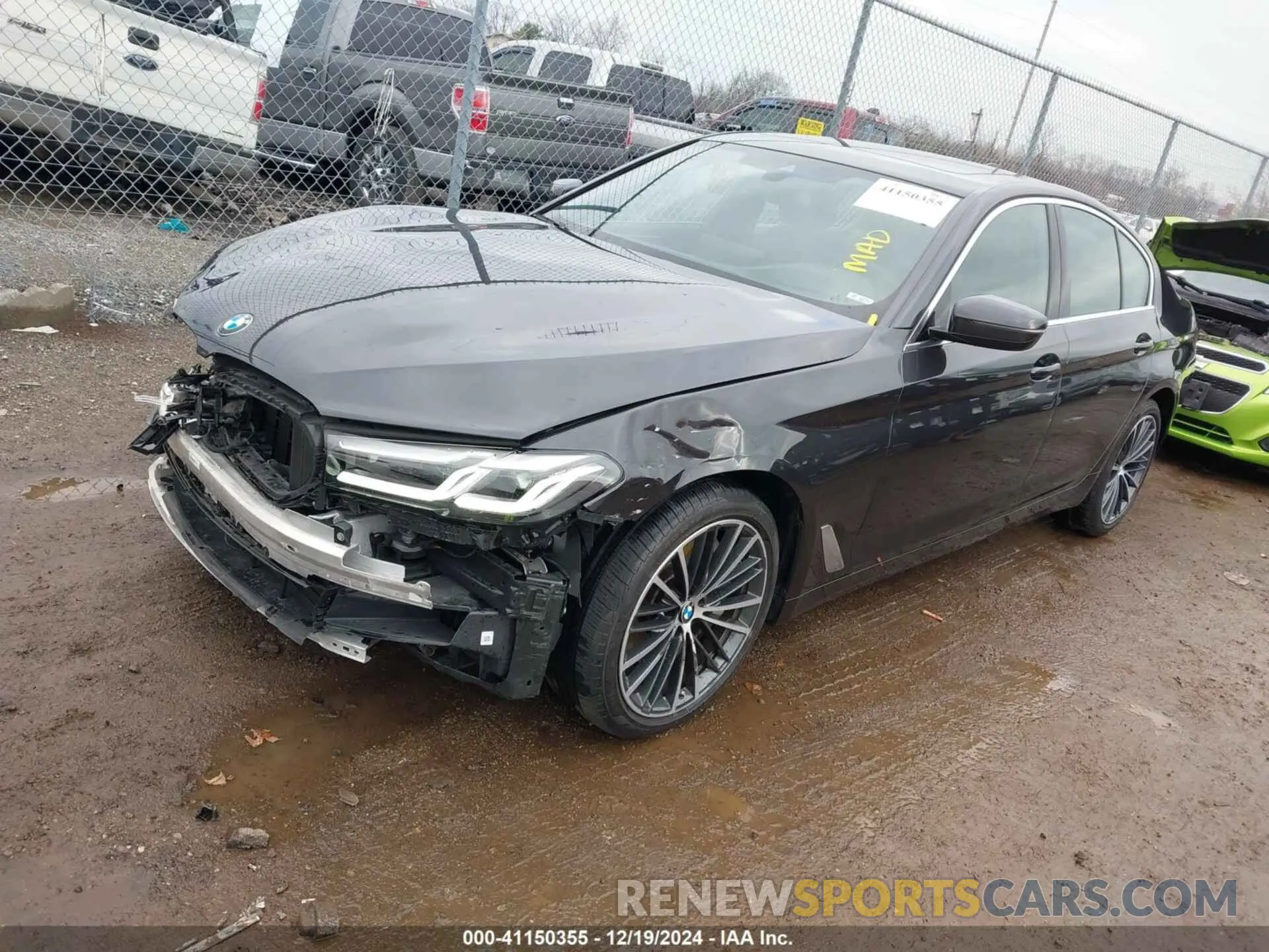 2 fotografías del automóvil dañado WBA73BJ05NCJ87111 BMW 540 2022