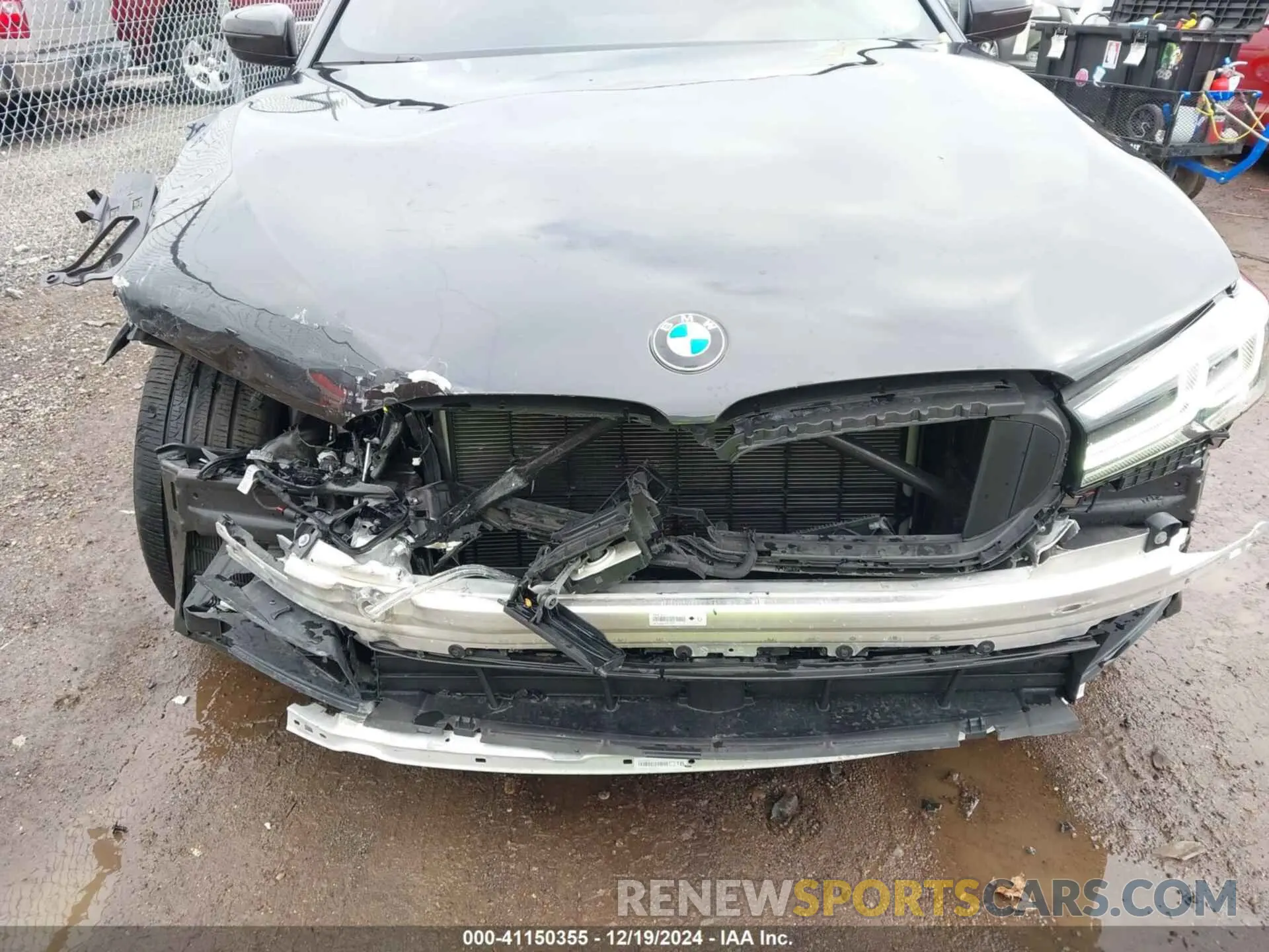6 fotografías del automóvil dañado WBA73BJ05NCJ87111 BMW 540 2022