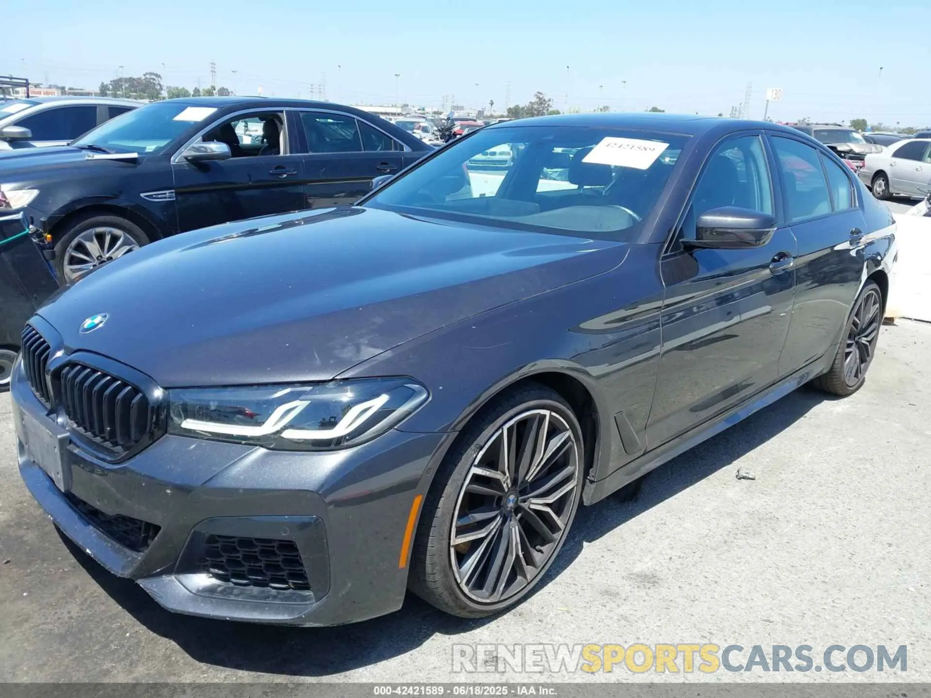 2 fotografías del automóvil dañado WBA53BJ00PWX97460 BMW 540 2023